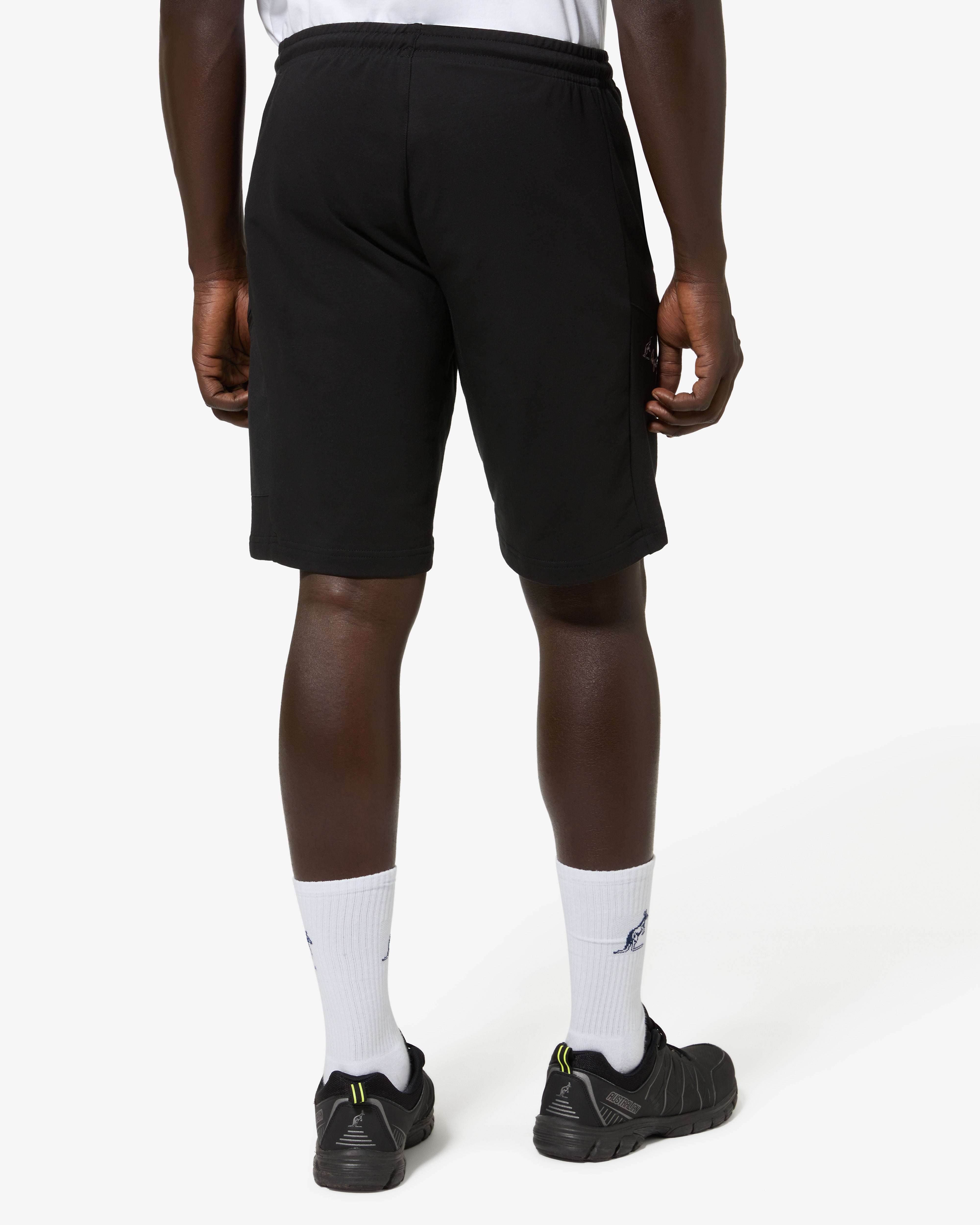 australian-gen-vinyl-short-short-in-felpa-elasticizzata-uomo-nero image 3