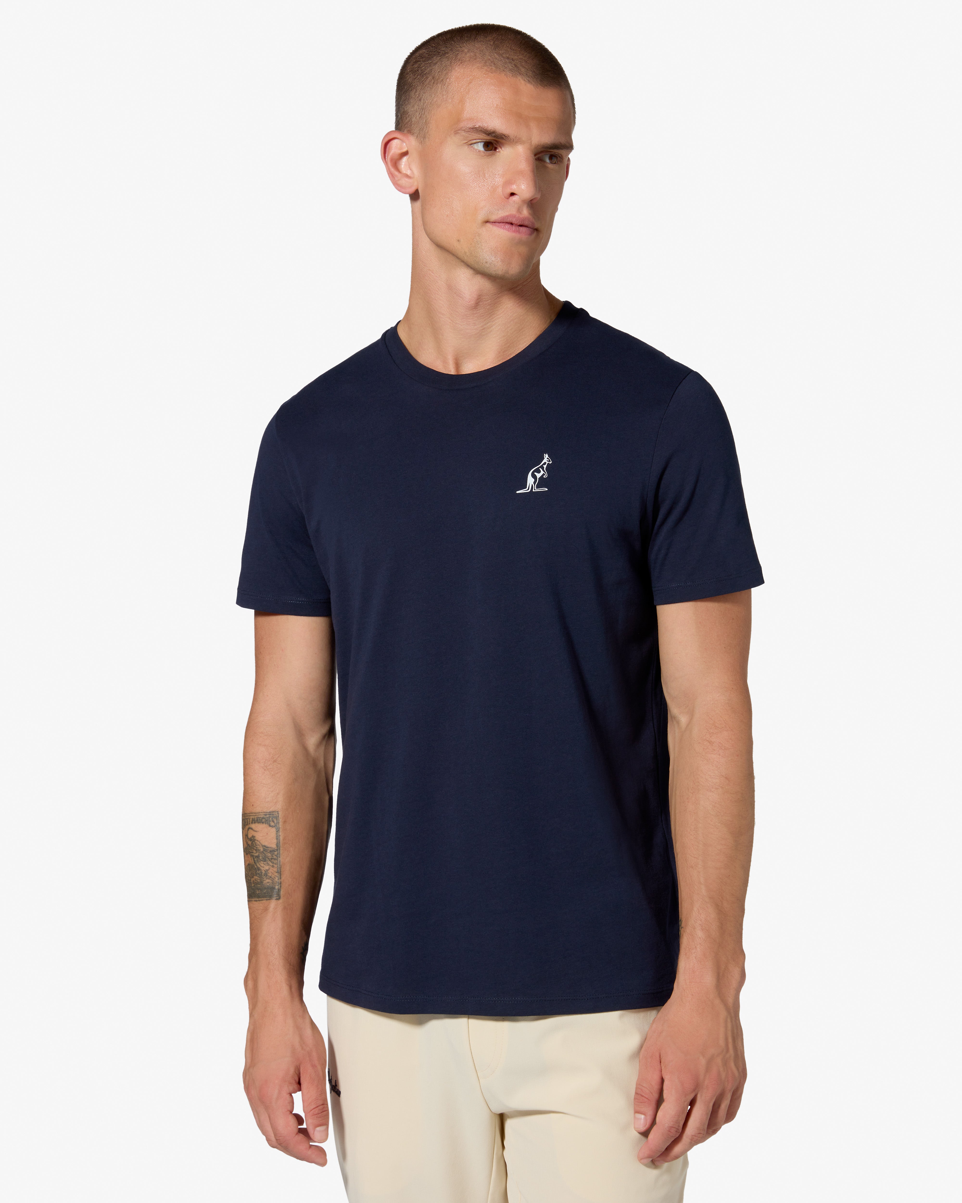 australian-prospect-court-t-shirt-cotone-blu-navy-regular-fit image 3