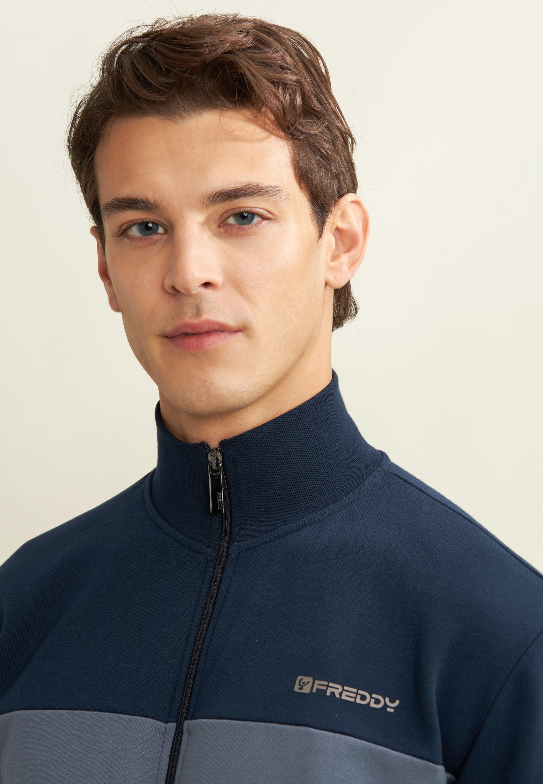 freddy-felpa-uomo-full-zip-regular-felpa-garzata-cotone image 4