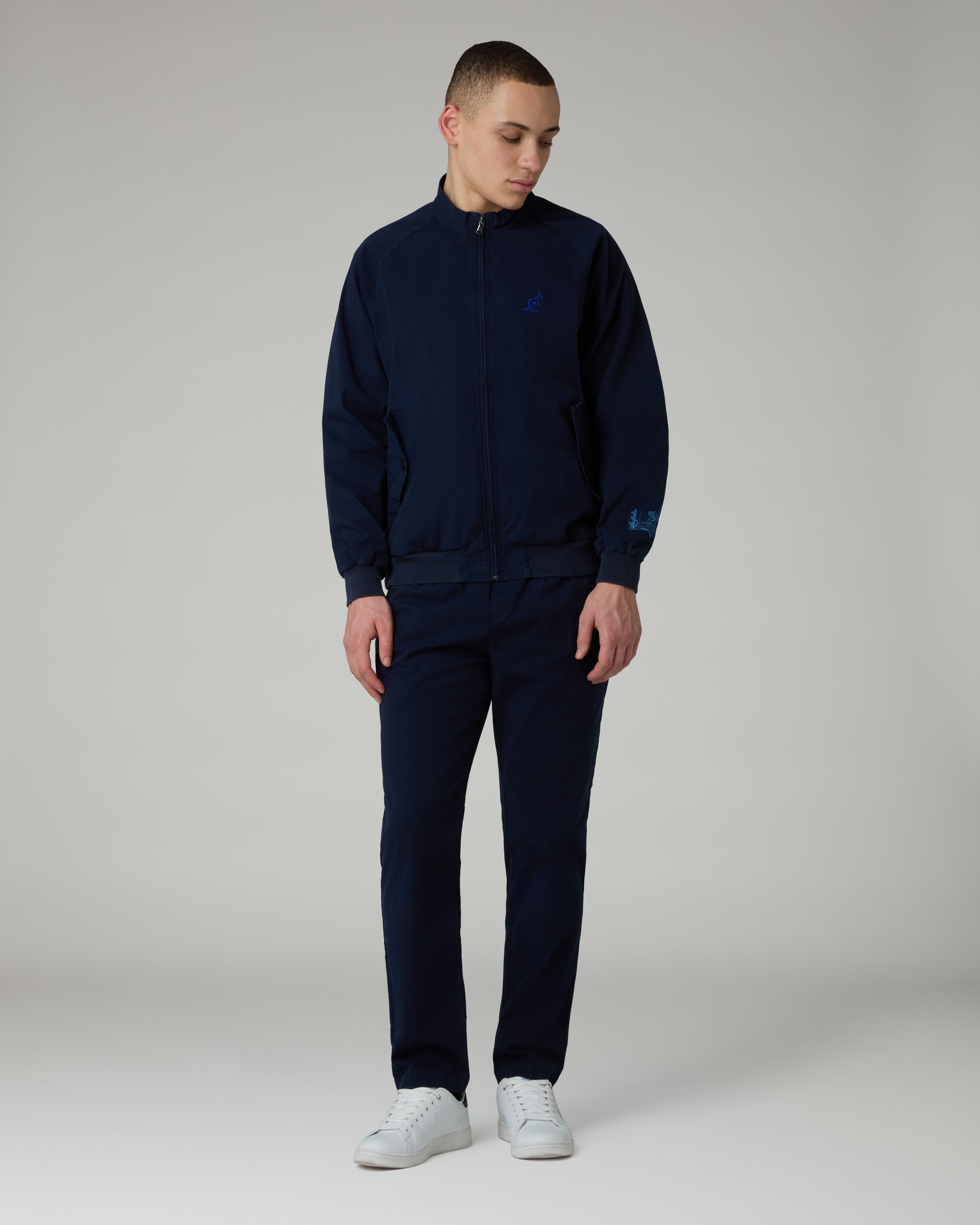 australian-doric-city-giacca-cotton-twill-eclipse-blue image 2