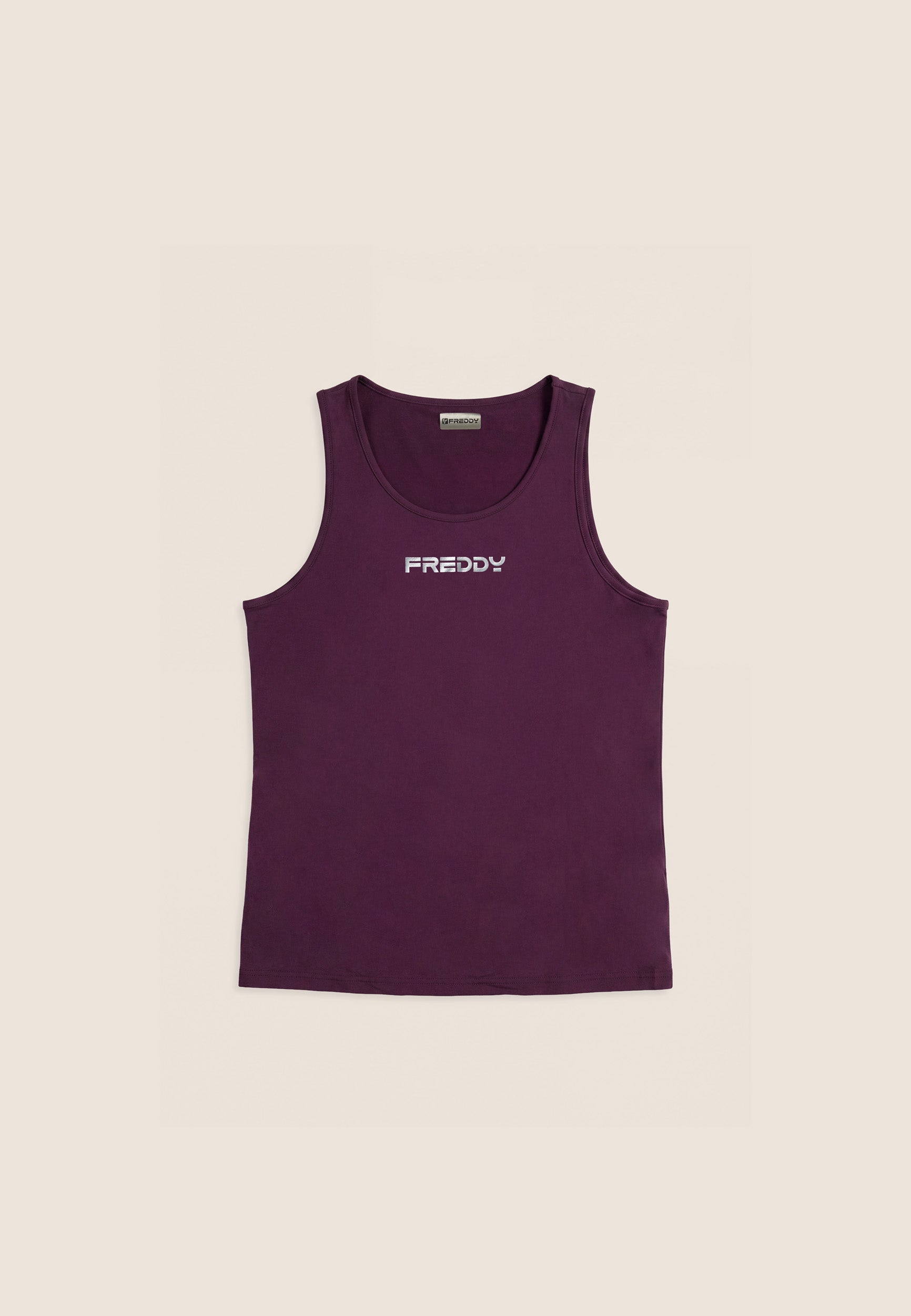 freddy-canotta-donna-sportiva-quick-dry-logo-metallizzato image 1