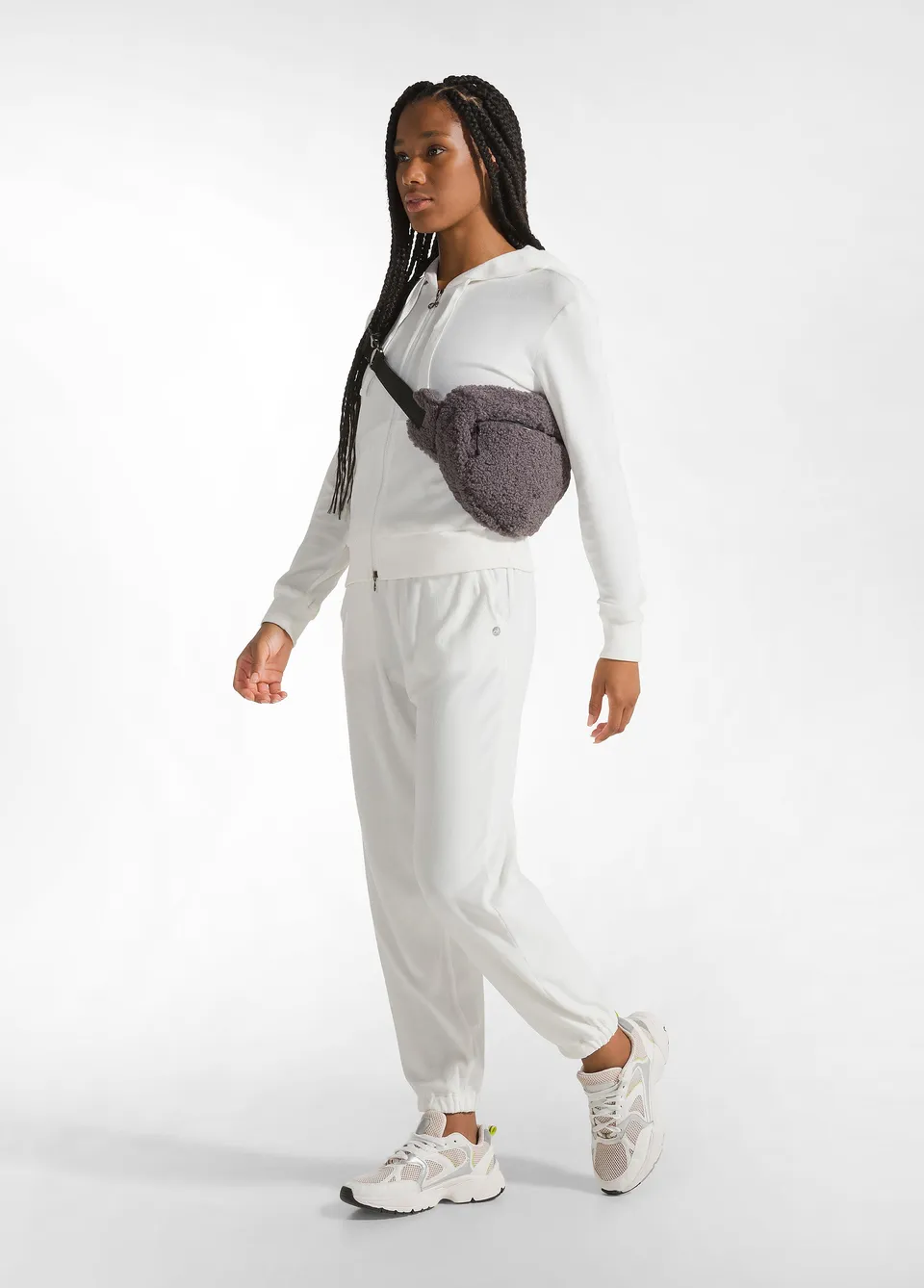 deha-jogger-lounge-in-ciniglia-bianco image 1
