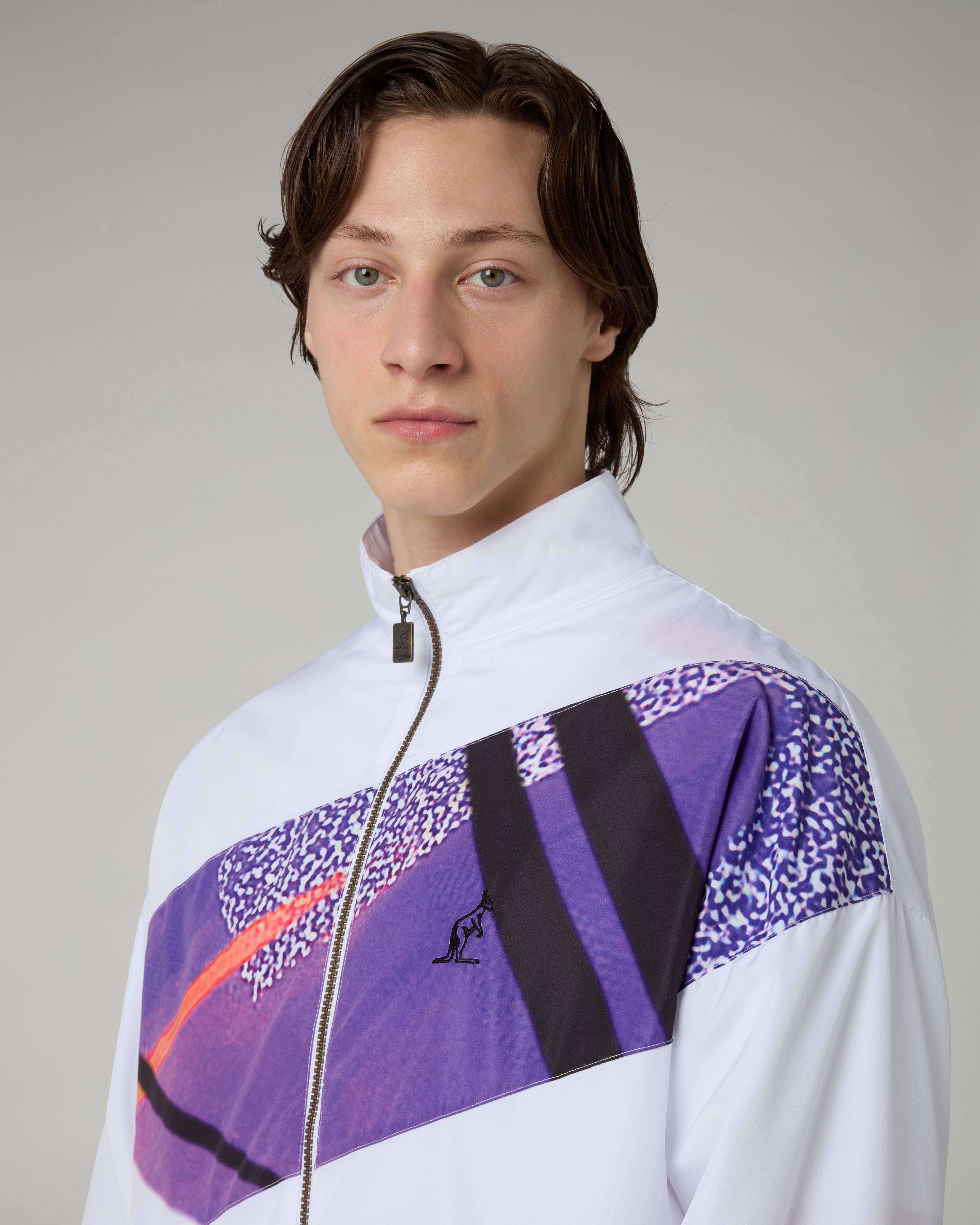 australian-1991-shardy-track-jacket-giacca-smash-bianca-made-in-italy image 4
