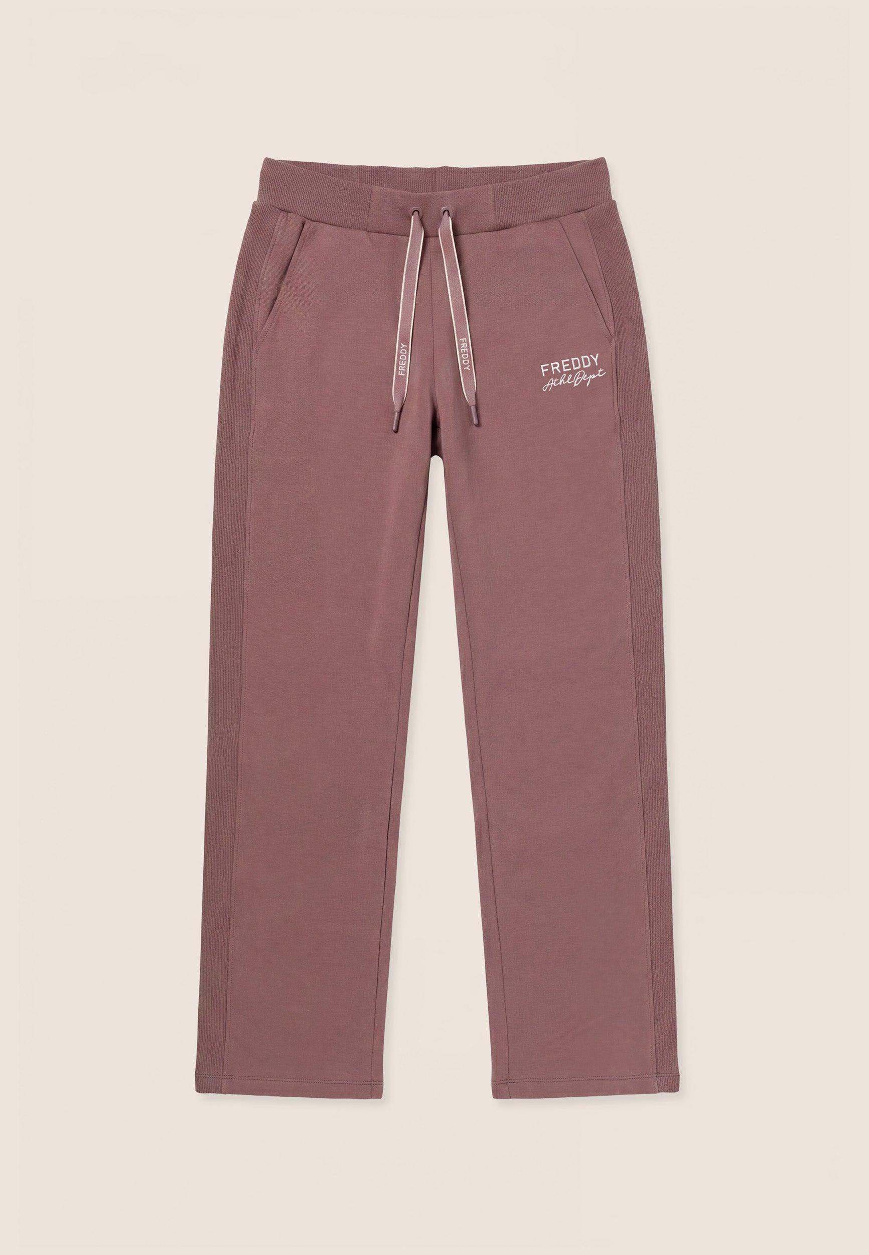 freddy-pantaloni-sportivi-donna-regular-dritti-in-felpa-garzata image 5