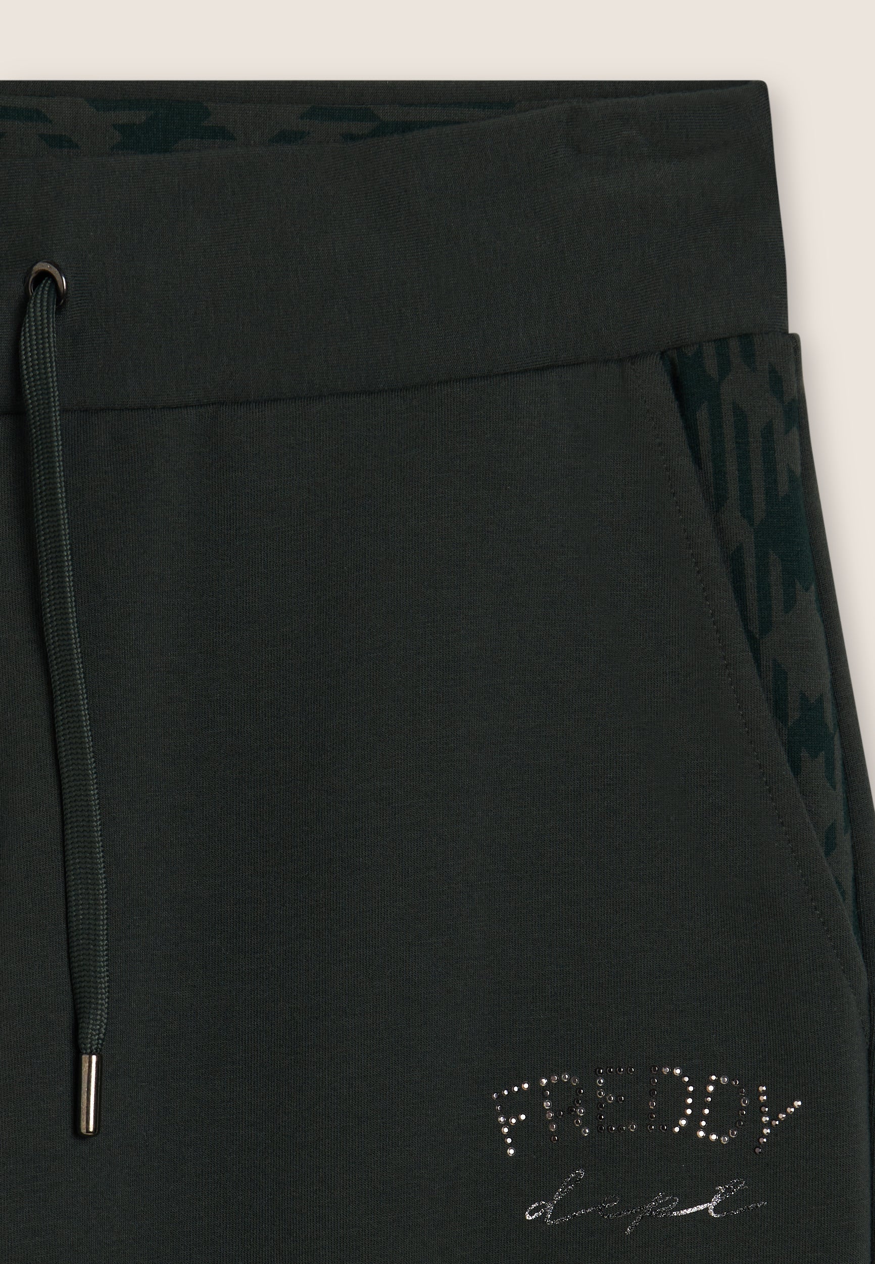 freddy-pantaloni-sportivi-regular-fit-con-spacchi-laterali-e-logo-borchie image 7