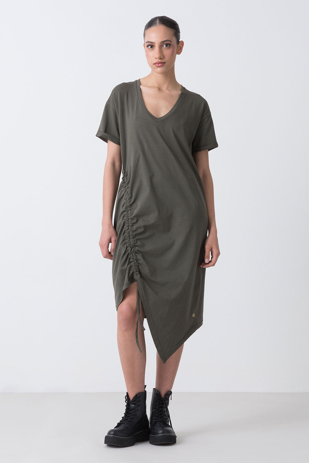 dimensione-danza-summer-abito-donna-in-jersey-elasticizzato-asimmetrico-con-coul image 6