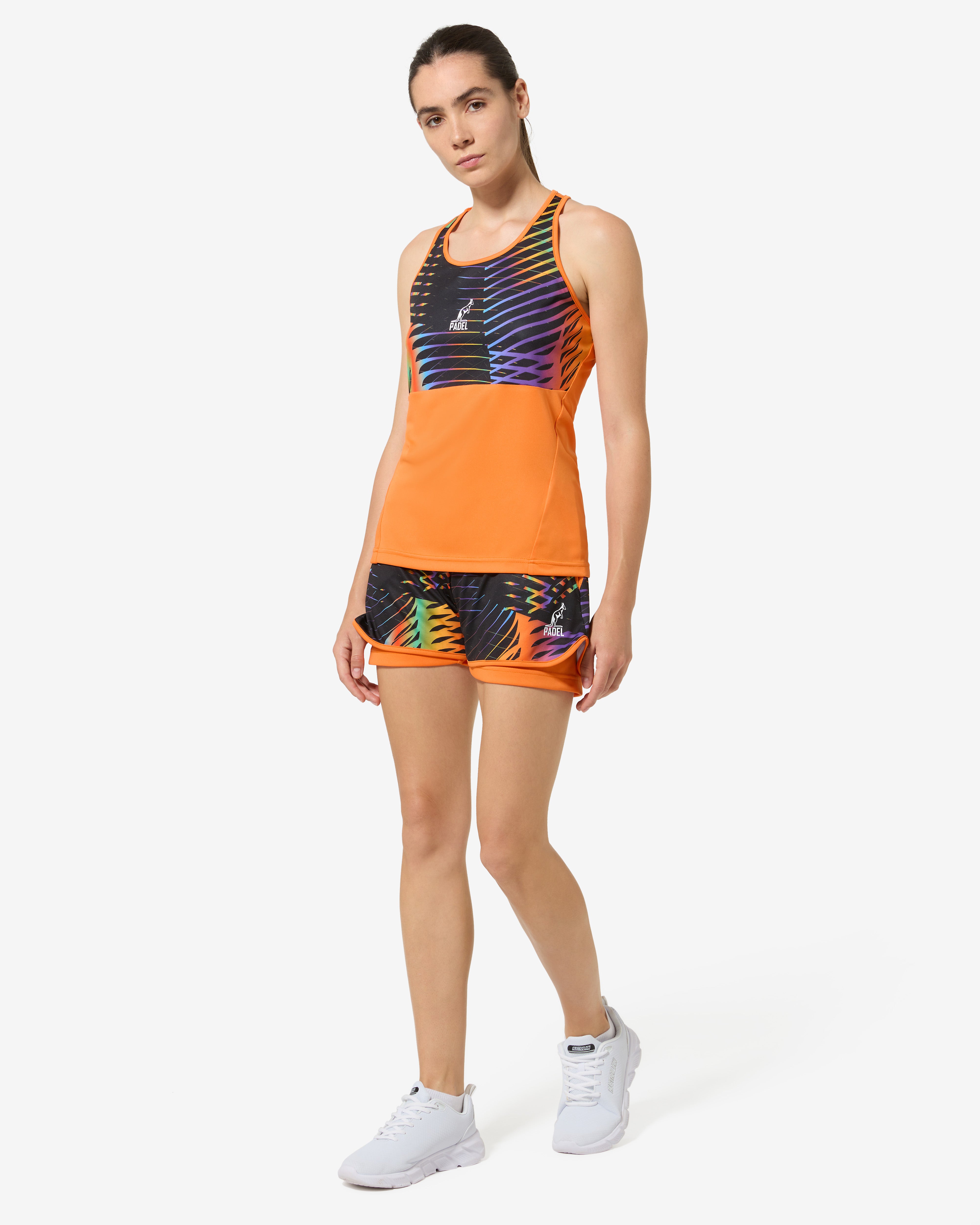australian-chaos-tank-top-canotta-padel-arancio-acceso image 2