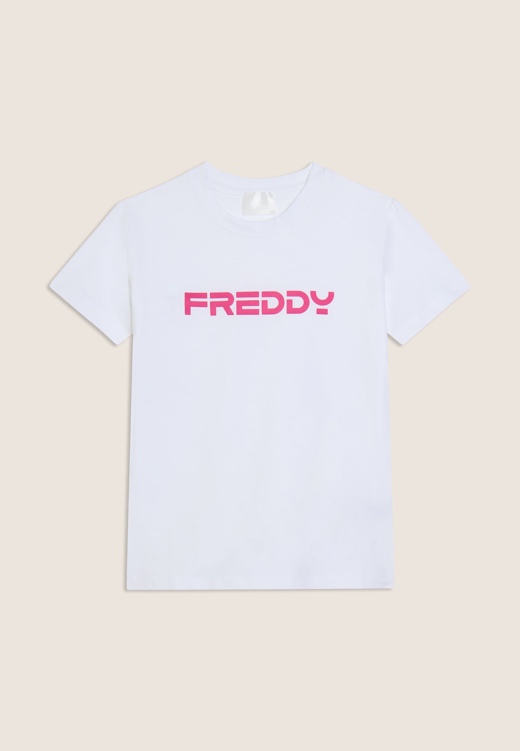freddy-t-shirt-regular-bambina-e-ragazza-con-logo-a-contrasto image 4