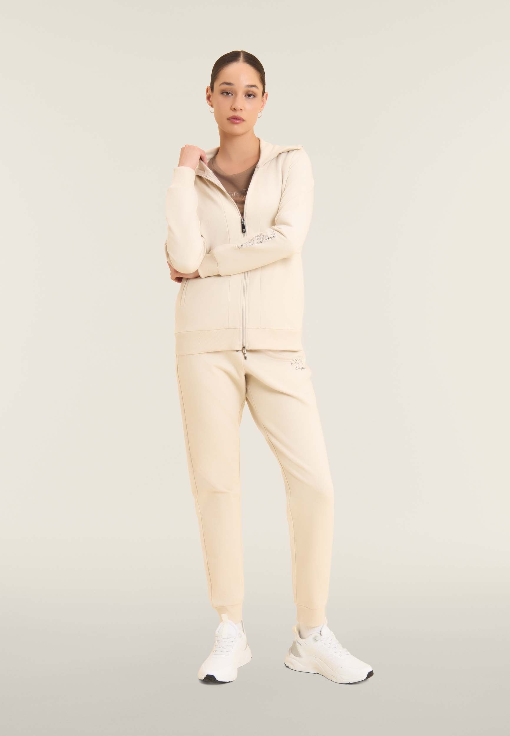 freddy-felpa-donna-con-zip-e-collo-alto-risvoltabile image 2