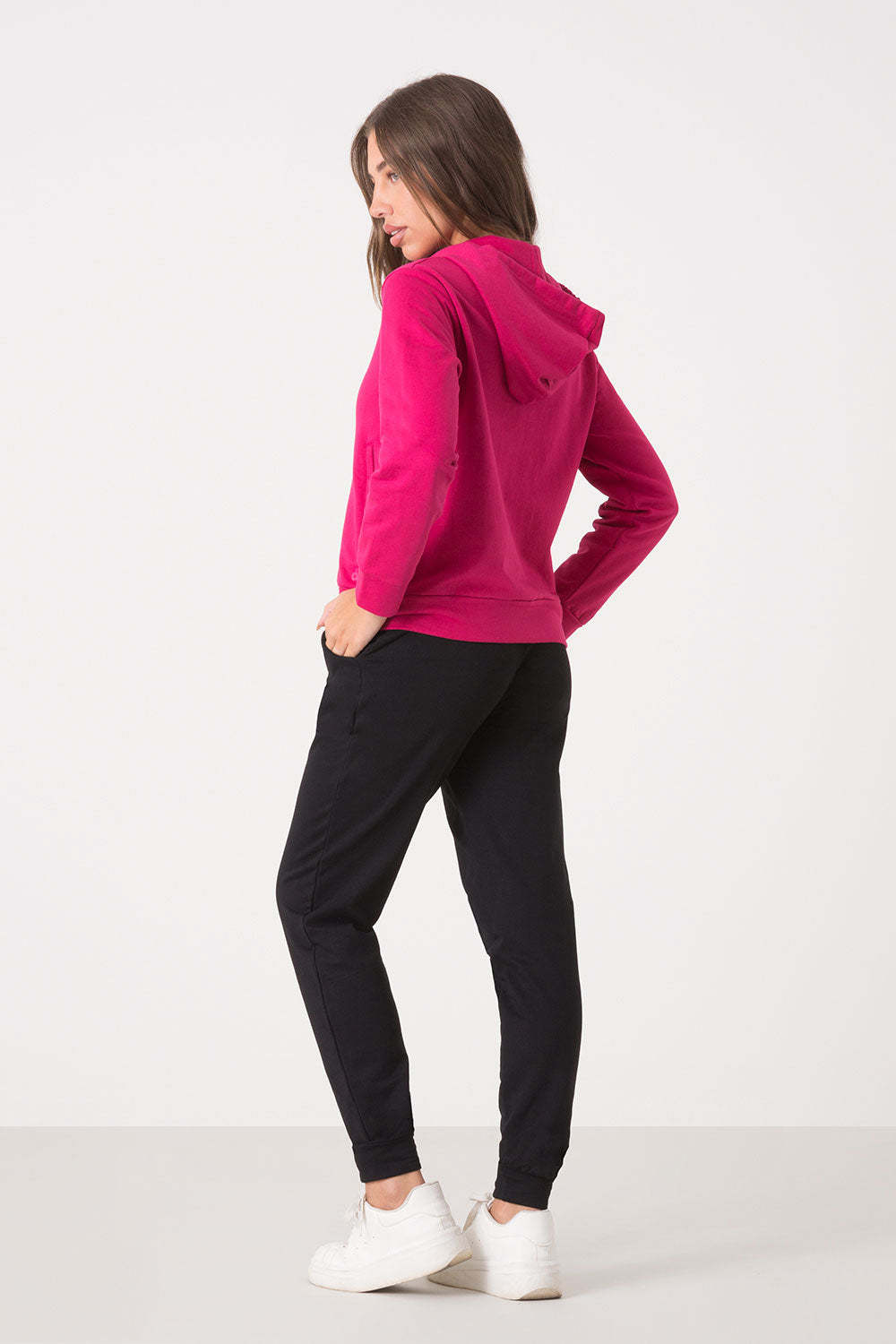 dimensione-danza-weekend-tuta-basic-full-zip-cappuccio-pantalone image 2