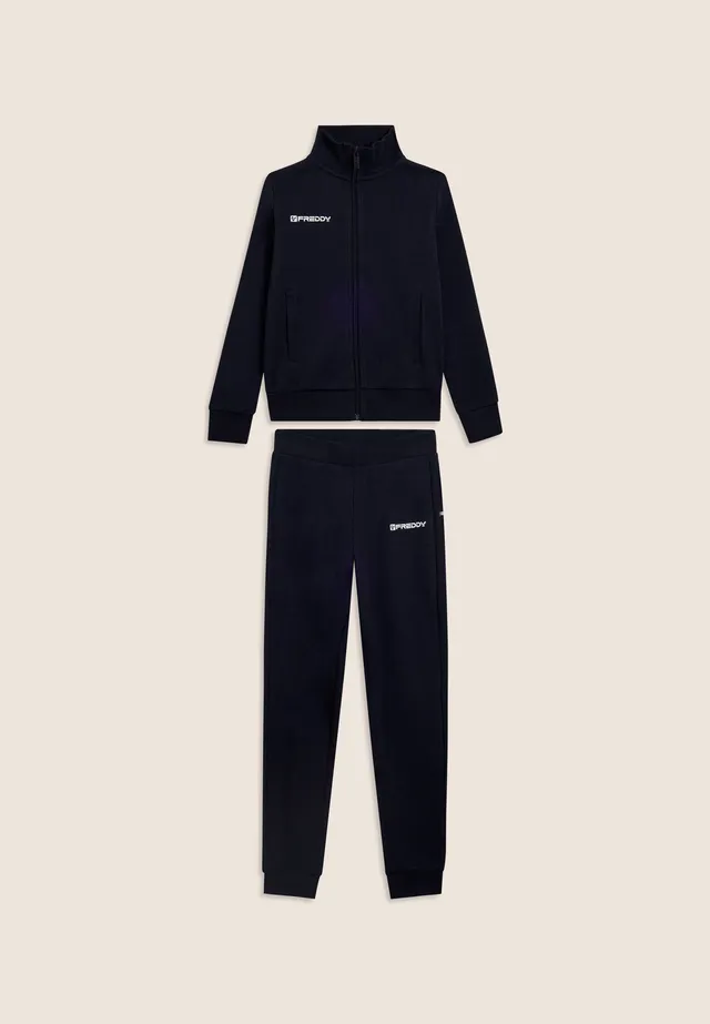 freddy-tuta-sportiva-bambina-cotone-con-zip-full-zip image 1
