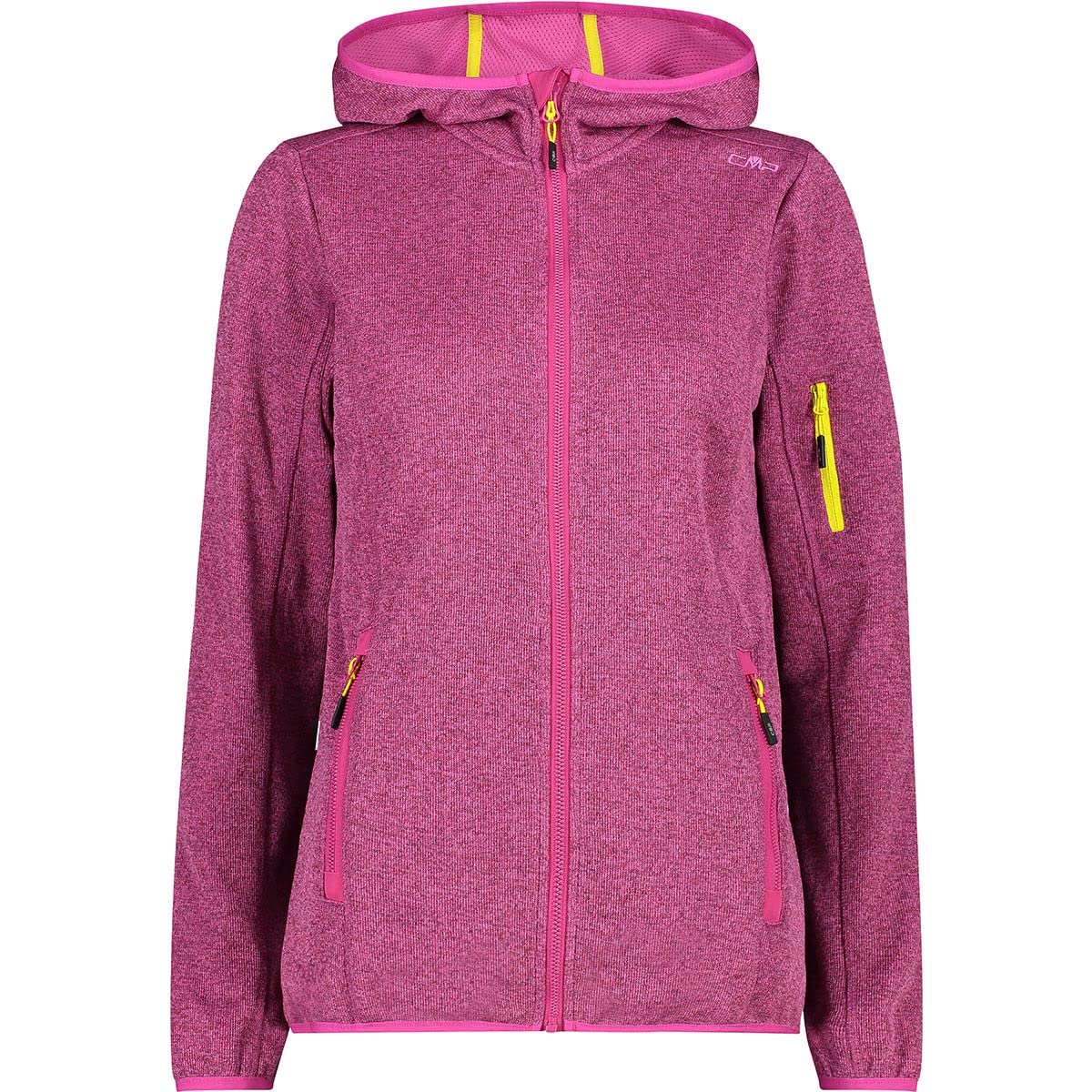 cmp-lightweight-fleece-jacket-with-knitted-hood-giacca-in-pile-donna image 1