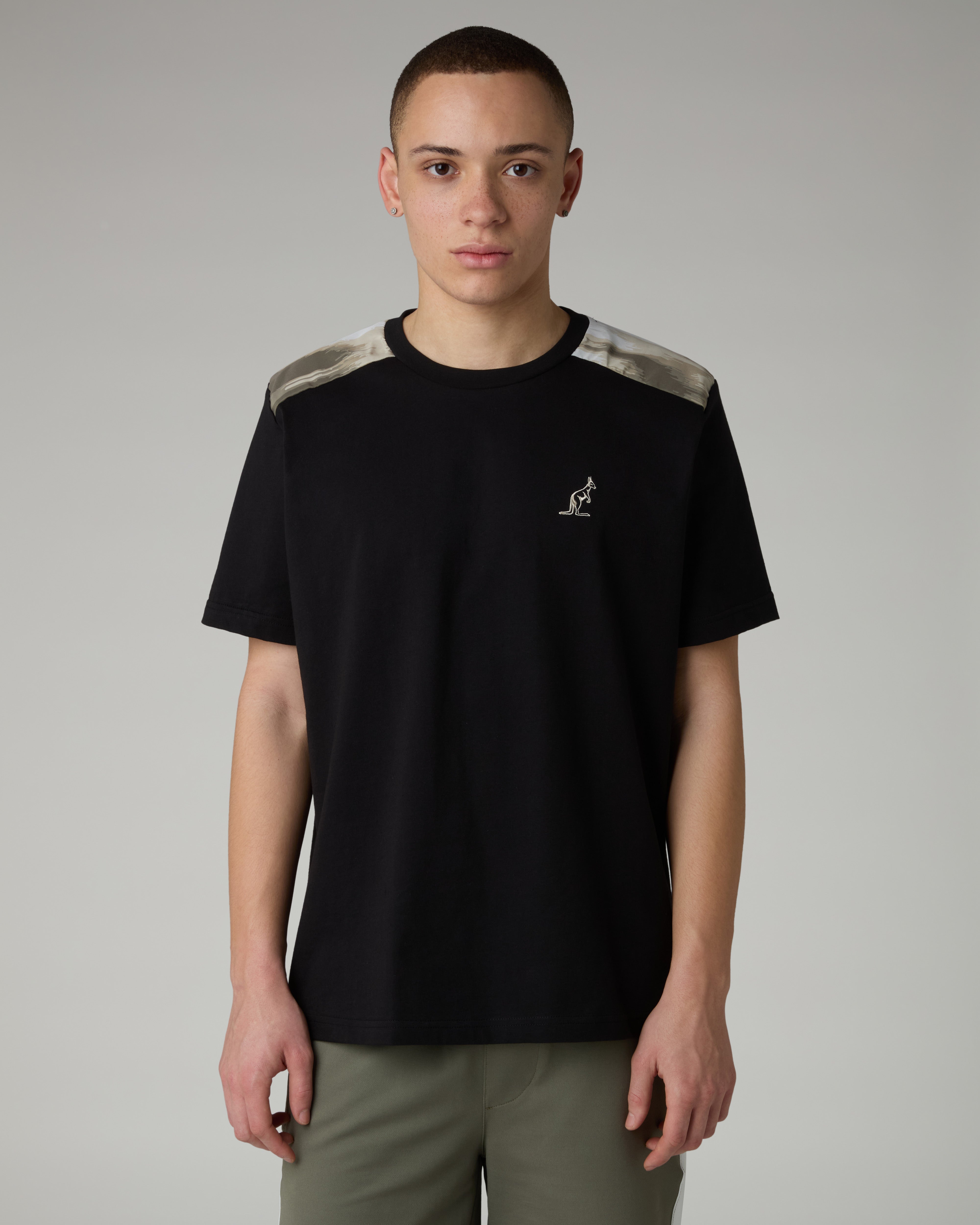 australian-doric-cotton-t-shirt-nera-t-shirt-cotone-uomo image 1