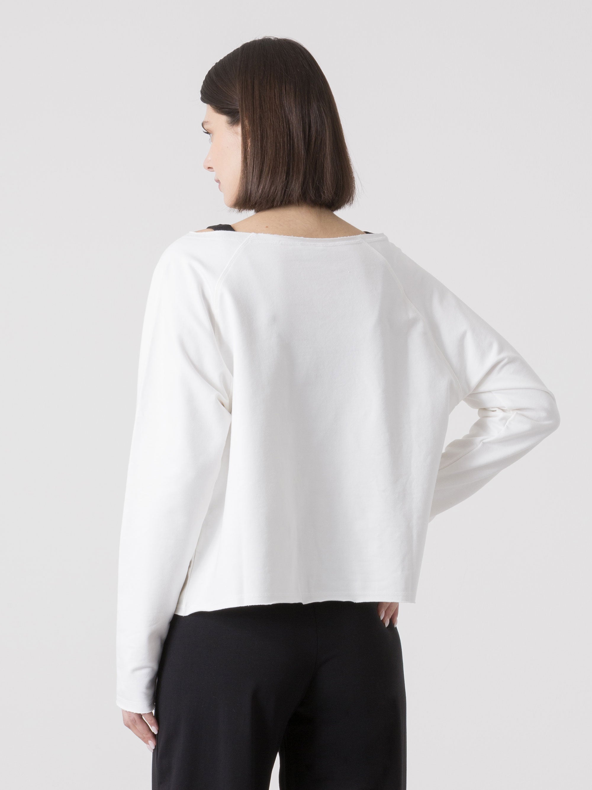 dimensione-danza-weekend-magliaccia-donna-scollo-a-barca-in-felpa-stretch image 2