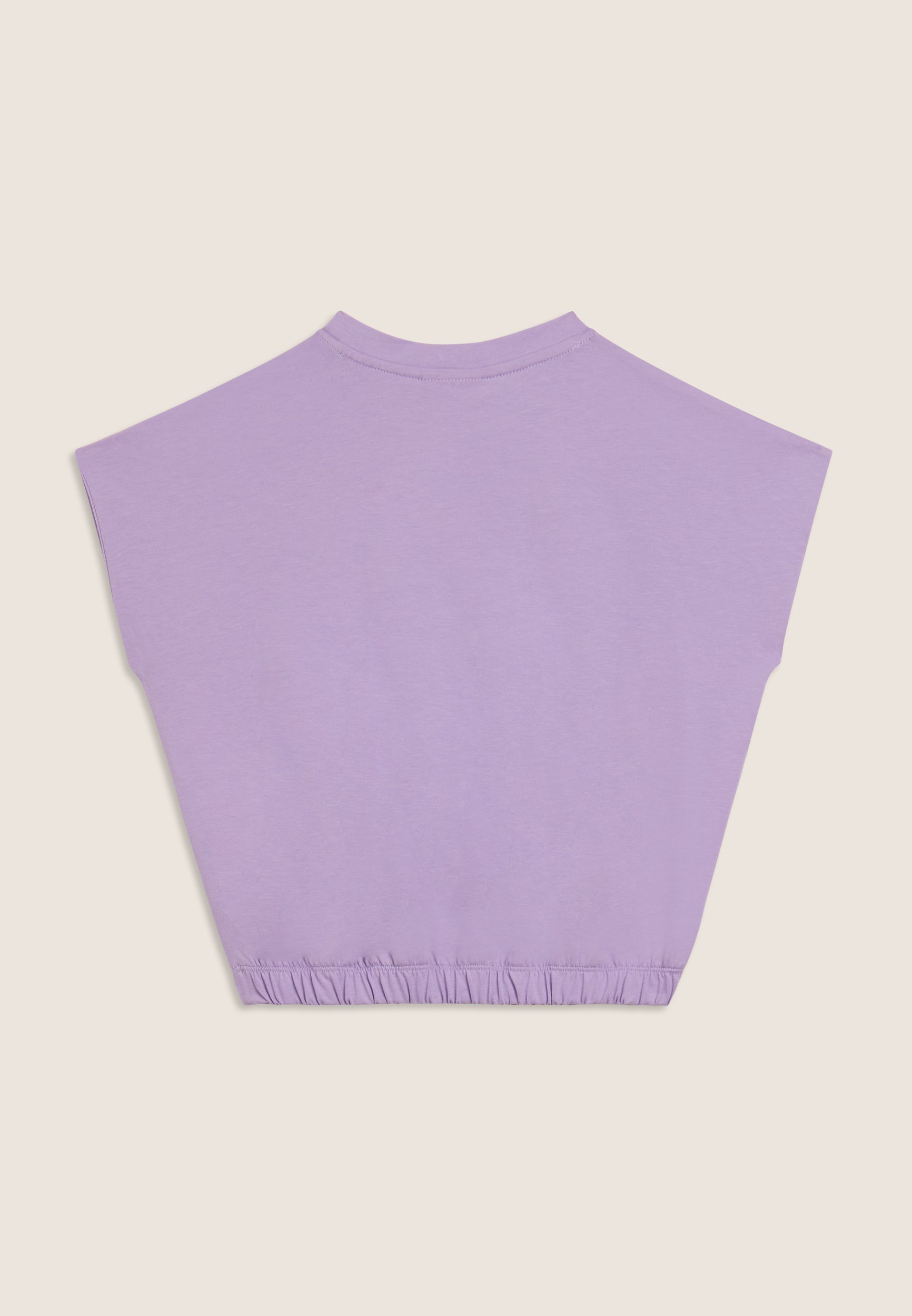freddy-t-shirt-cropped-bambina-senza-maniche-con-logo-fantasia image 6