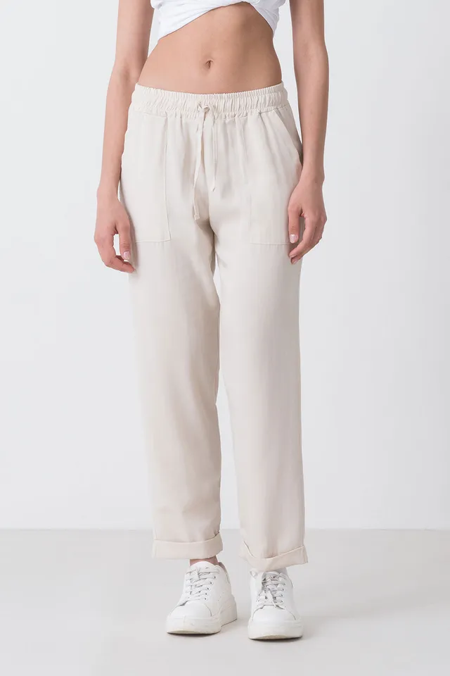 dimensione-danza-pantalone-dritto-al-fondo-in-tencel image 1