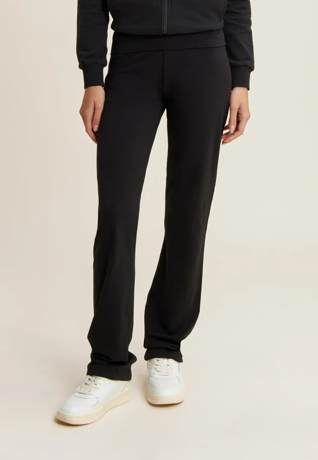 freddy-pantaloni-sportivi-regular-fit-gamba-dritta-con-coulisse-heavy-jersey-str image 1