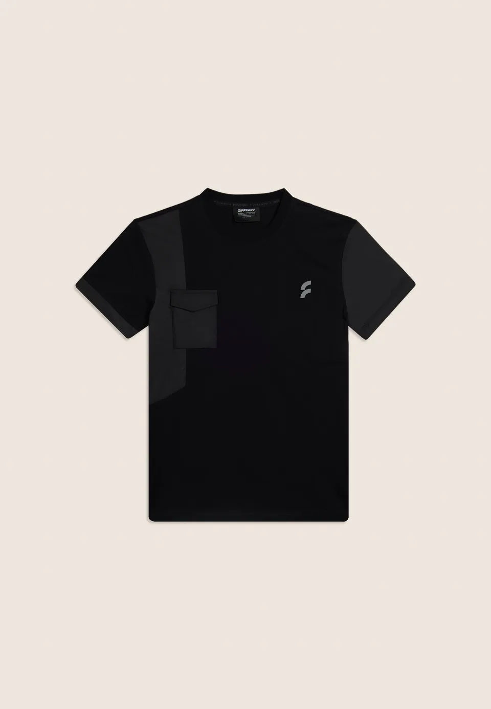 freddy-t-shirt-uomo-regular-fit-in-cotone-con-taschino-tecnico image 1