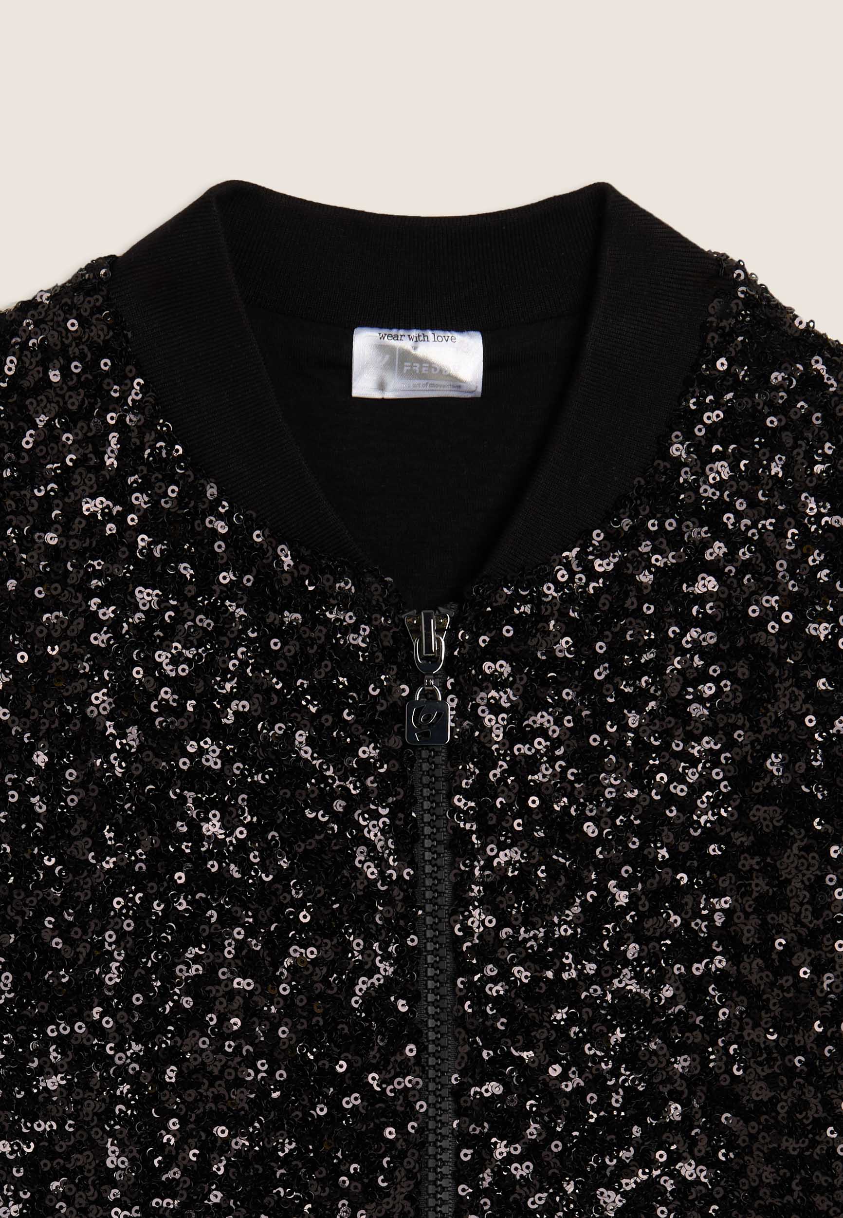 freddy-giacca-bomber-junior-full-paillettes-con-zip image 3