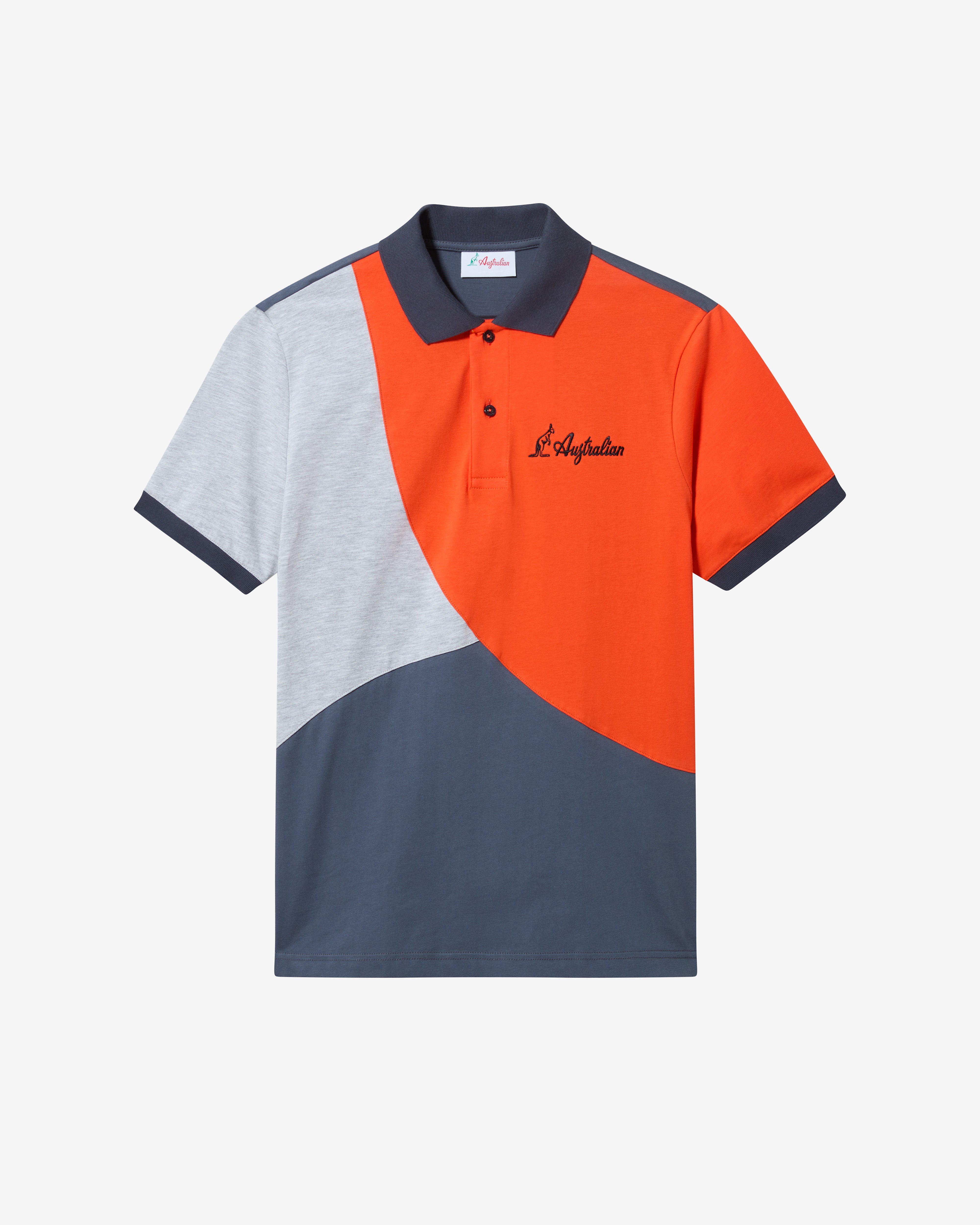 australian-anti-gravity-polo-in-cotone-grigio-titanio image 5