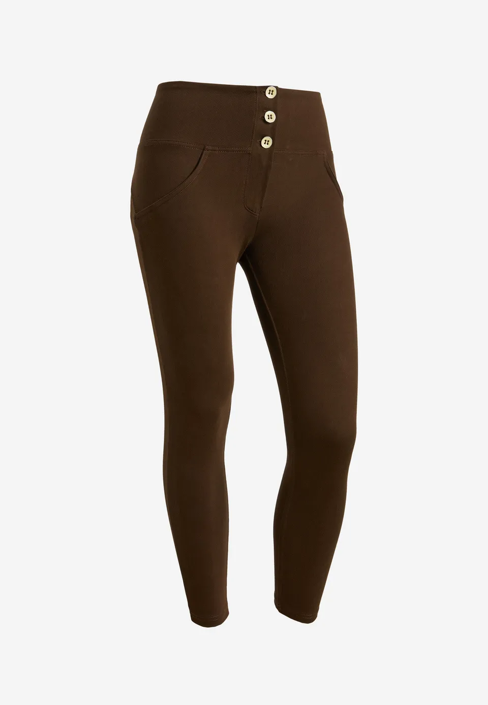 freddy-wr-up-pantaloni-donna-7-8-clessidra-vita-alta-jersey-drill image 1