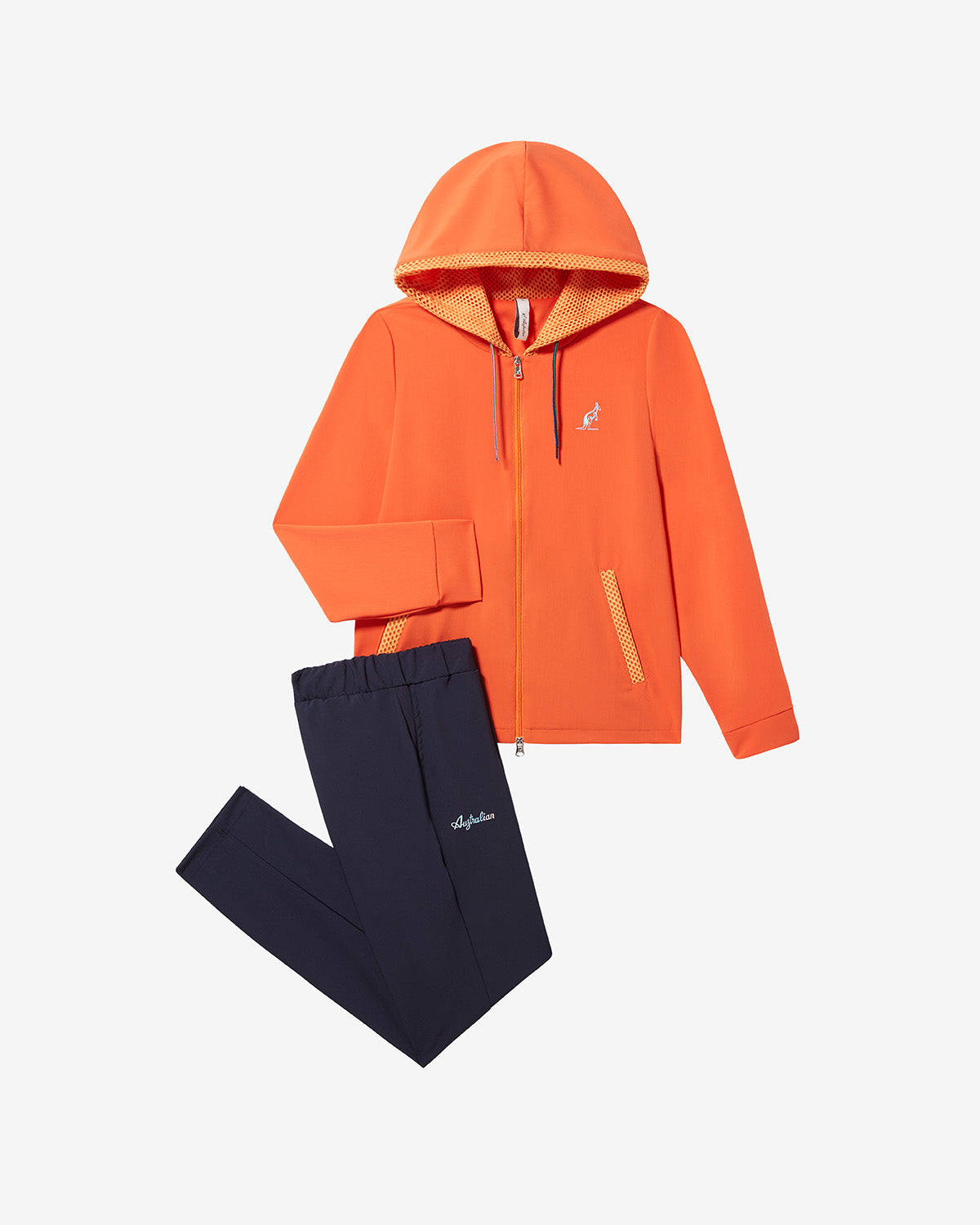 australian-shade-grid-tuta-con-cappuccio-arancio-acceso image 8