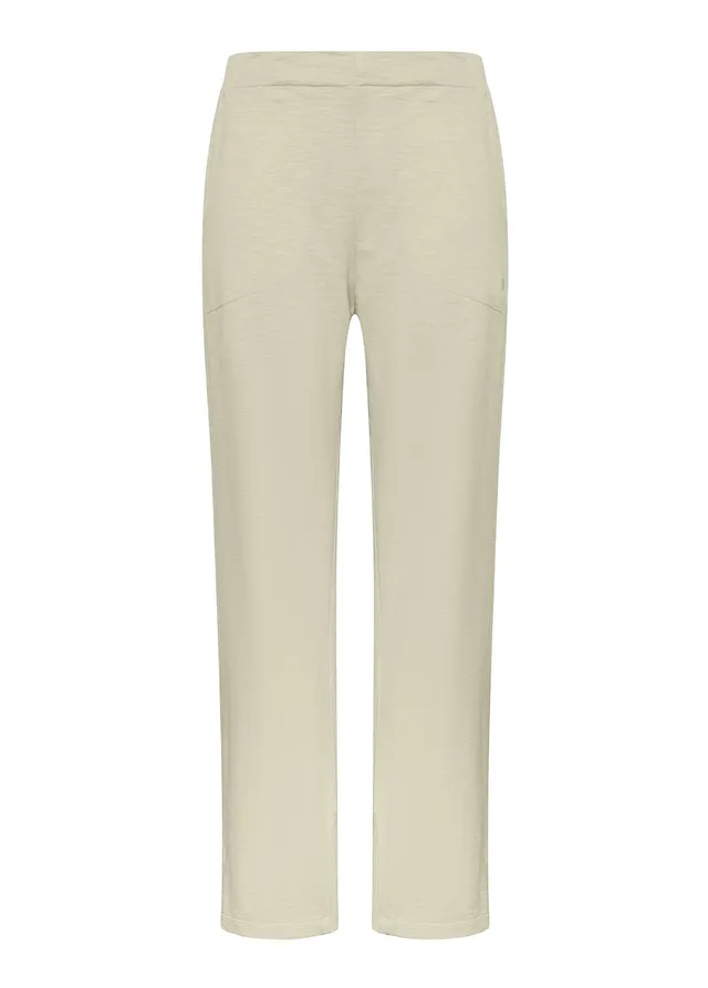 deha-d22338-pantalone-felpa-organica-fiamm-to-beige image 1