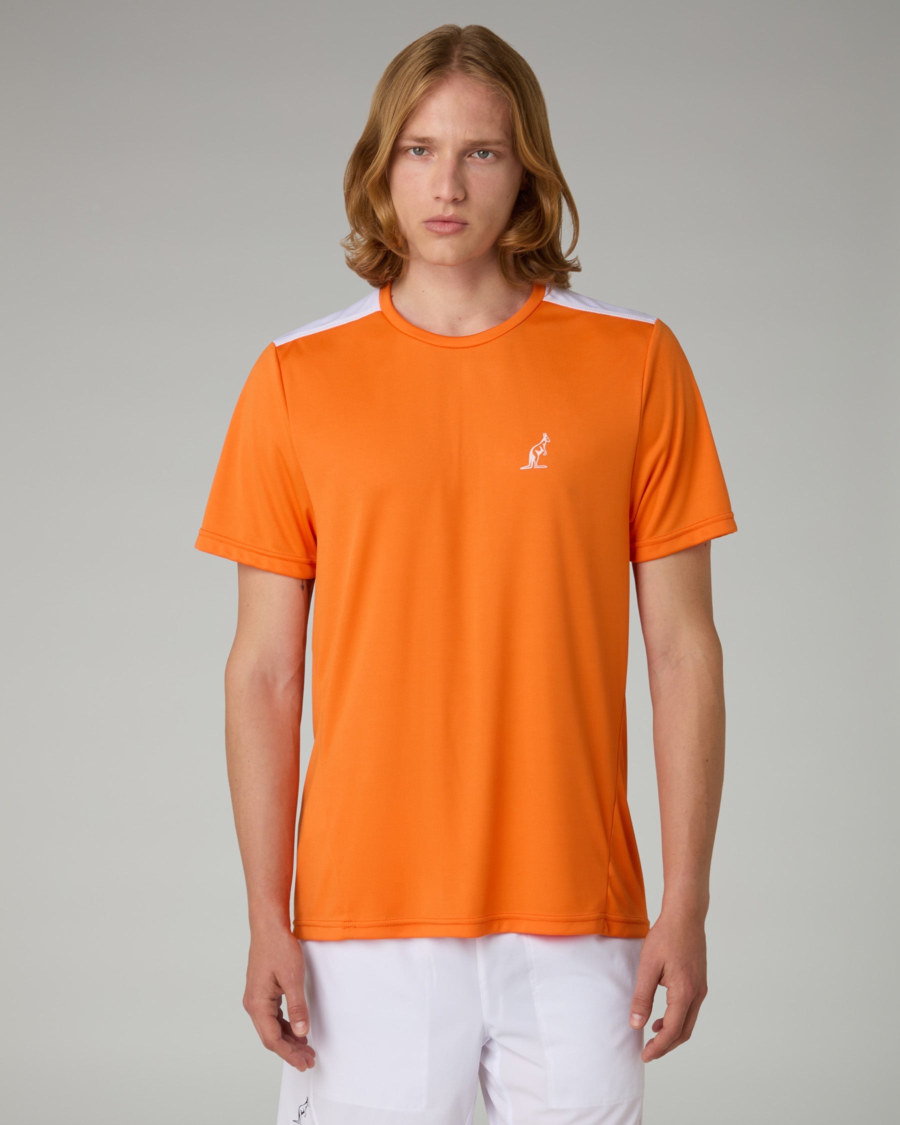 australian-court-t-shirt-tecnica-ace-arancio-acceso image 1
