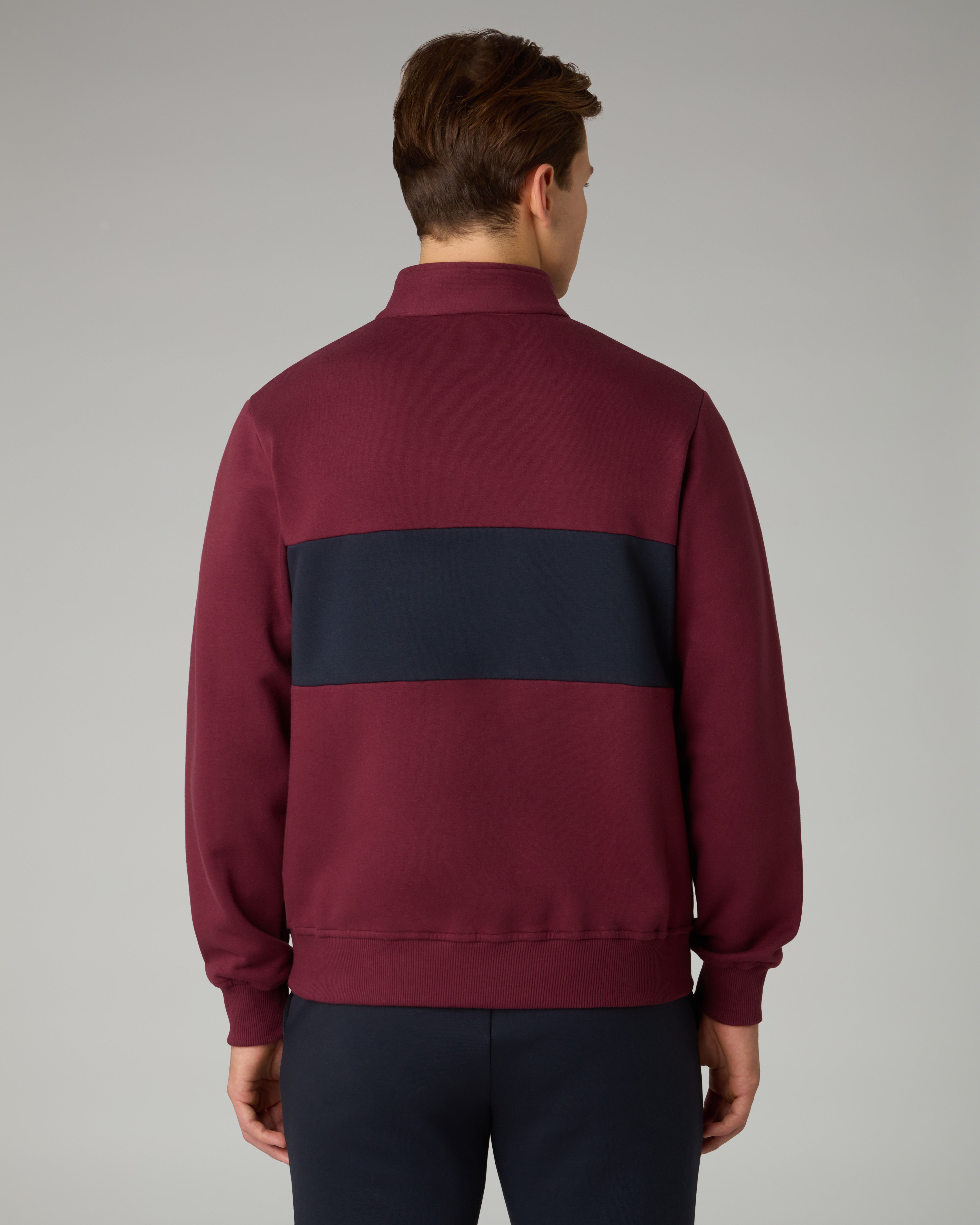 australian-posh-fleece-track-jacket-rubino-giacca-felpa-invernale image 4