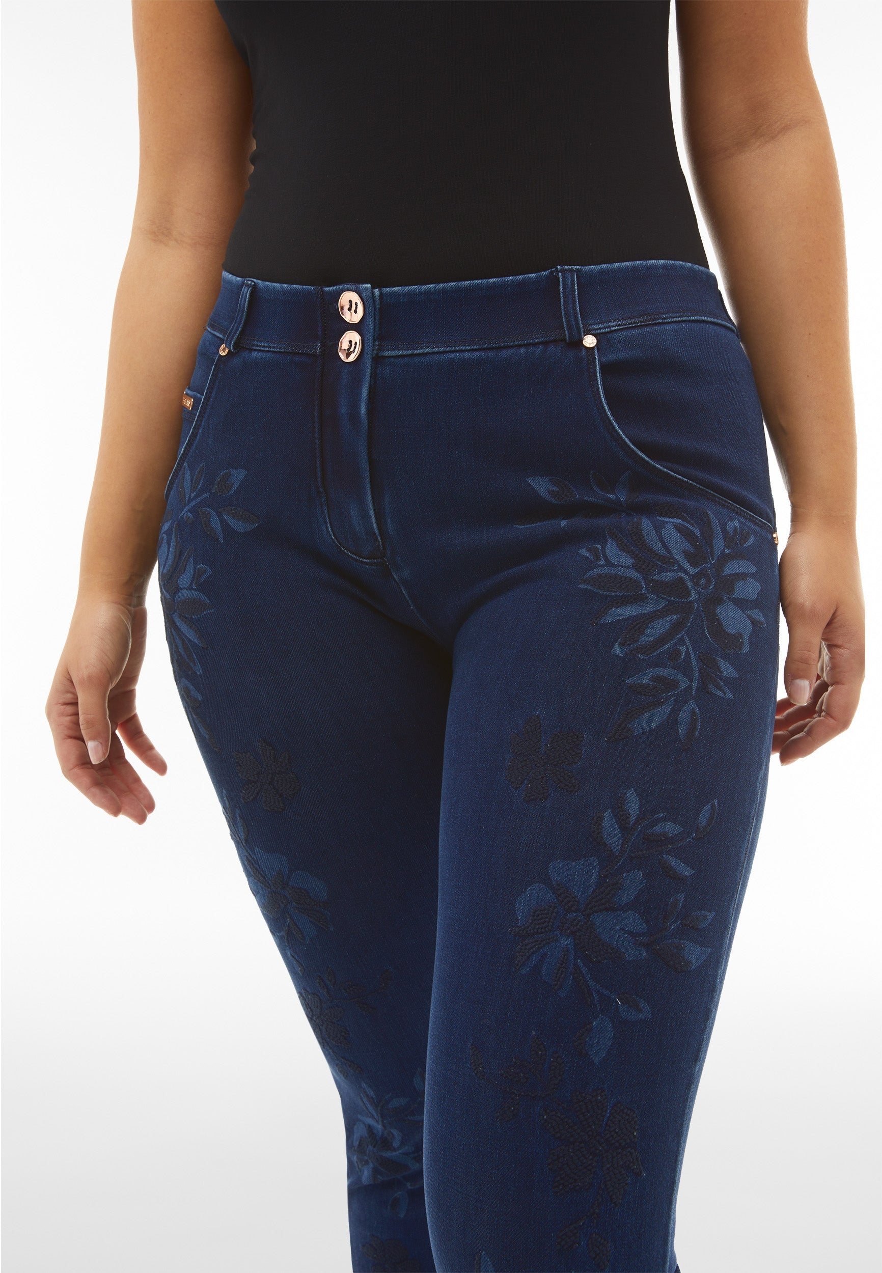 freddy-jeans-wr-up-donna-vita-regular-7-8-superskinny-con-decoro-floreale image 8