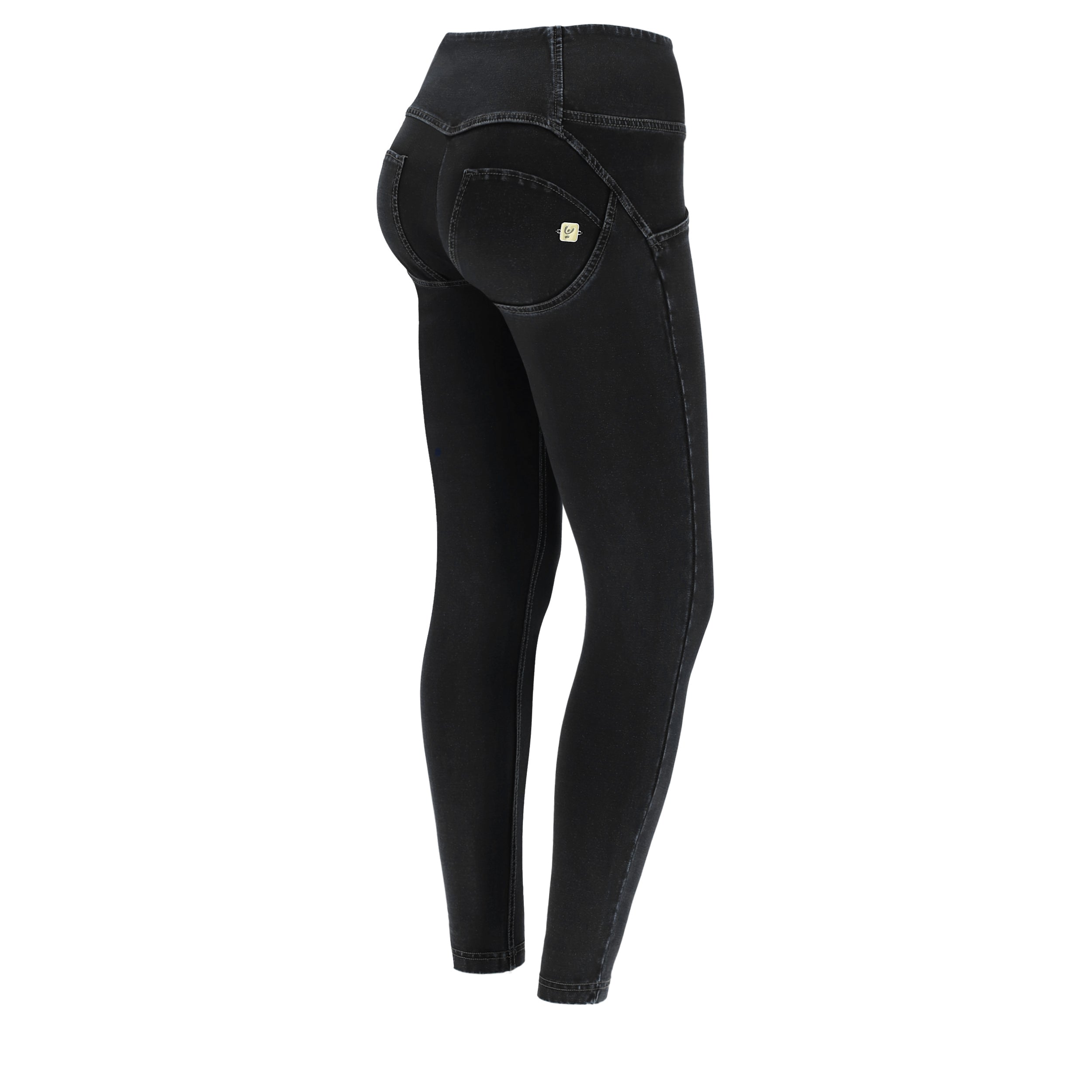 freddy-jeggings-wr-up-7-8-superskinny-vita-alta-con-bottoni-effetto-denim image 4