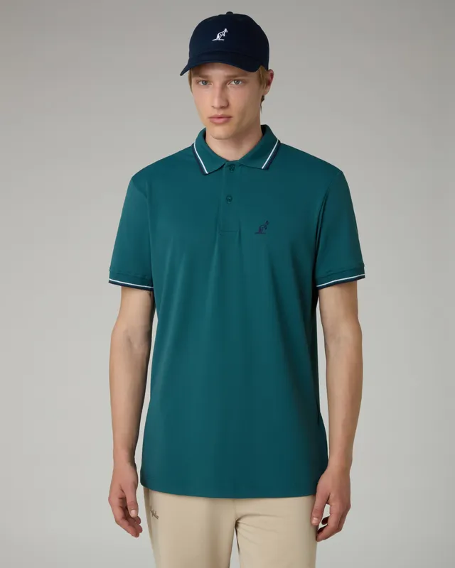 australian-2-stripes-polo-tecnica-in-poliammide-bi-elastica image 1