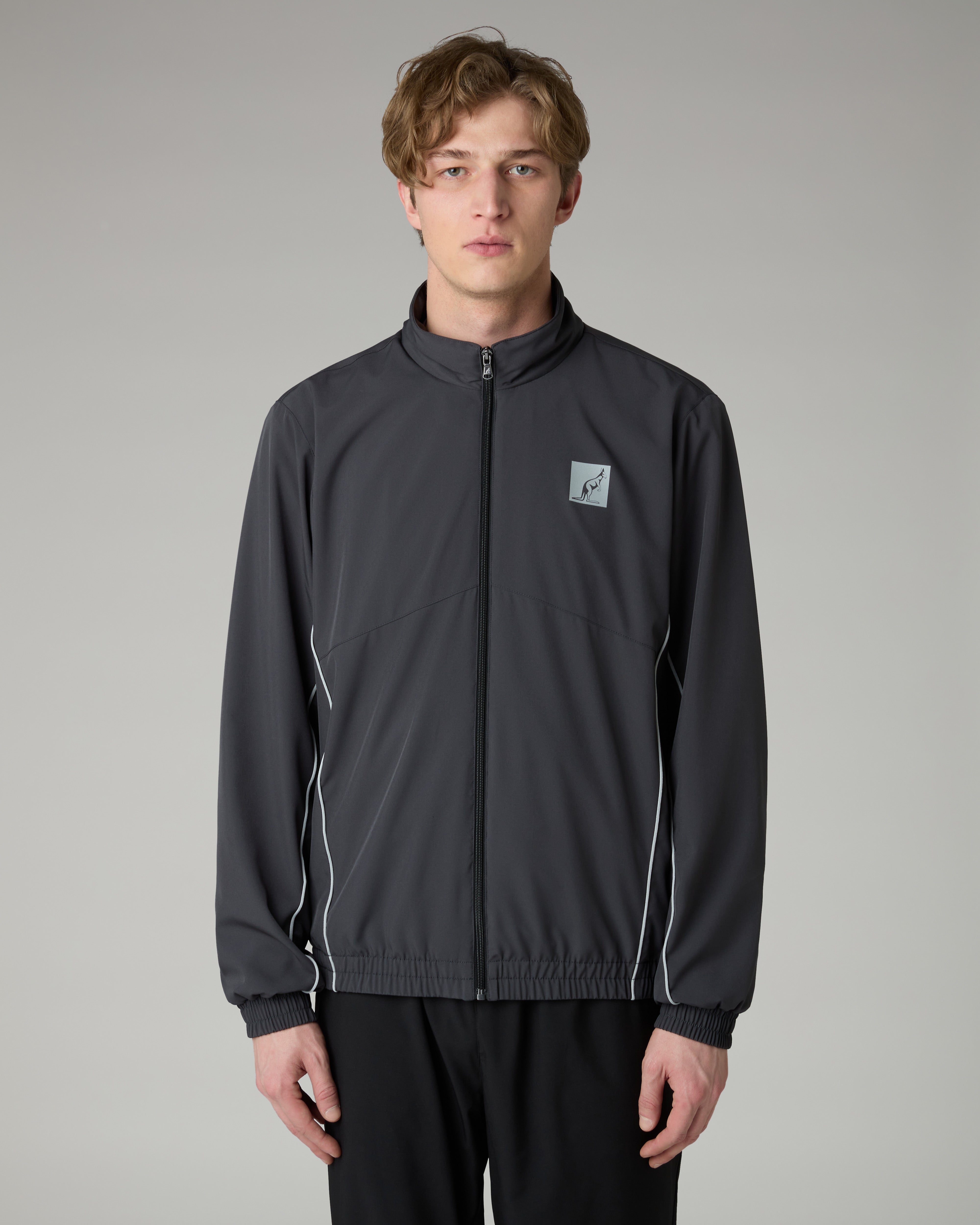 australian-nocturna-slam-tracksuit-grigio-titanio-tuta-tecnica-foderata-made-in- image 3
