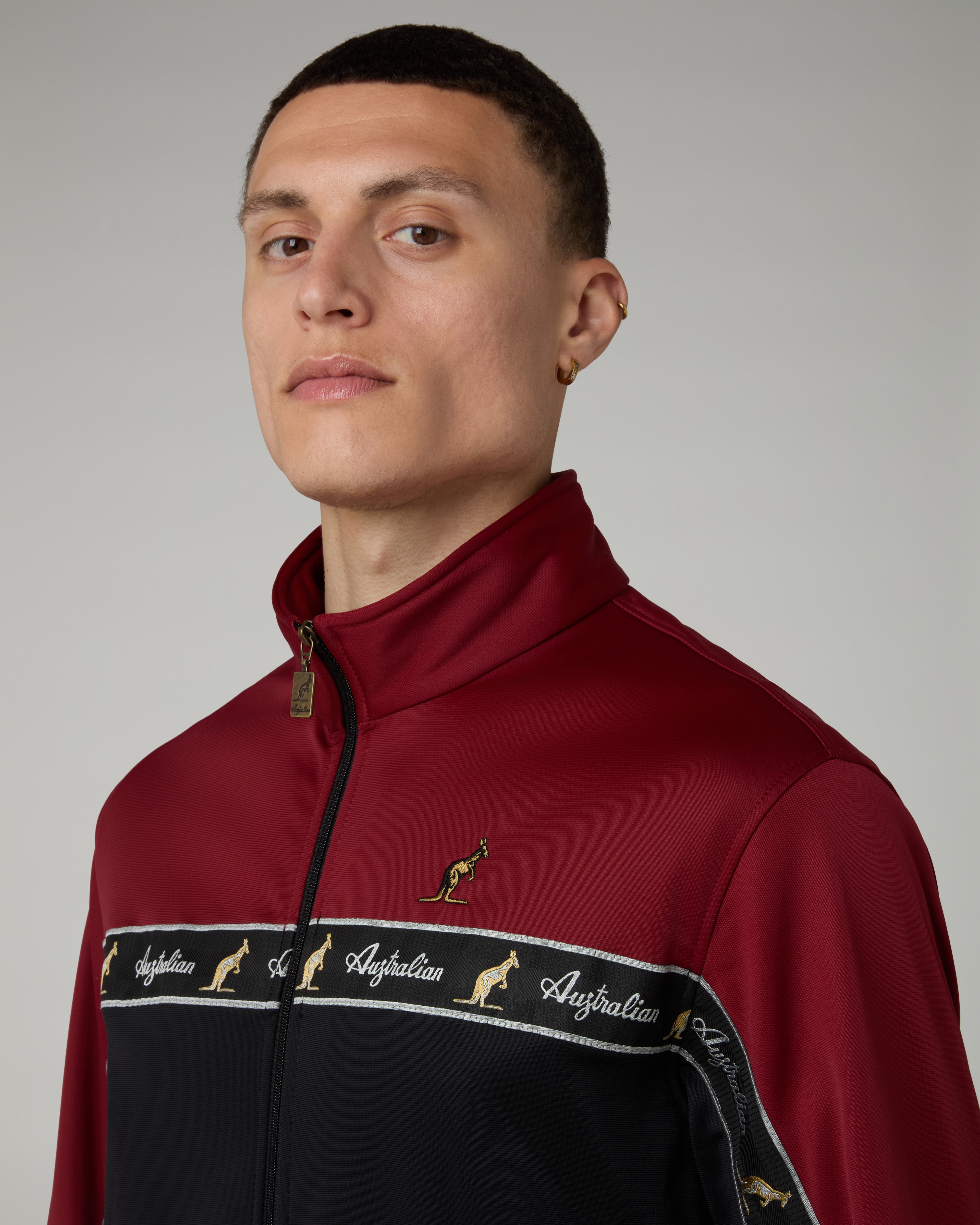 australian-duo-giacca-in-acetato-full-zip-nero image 4