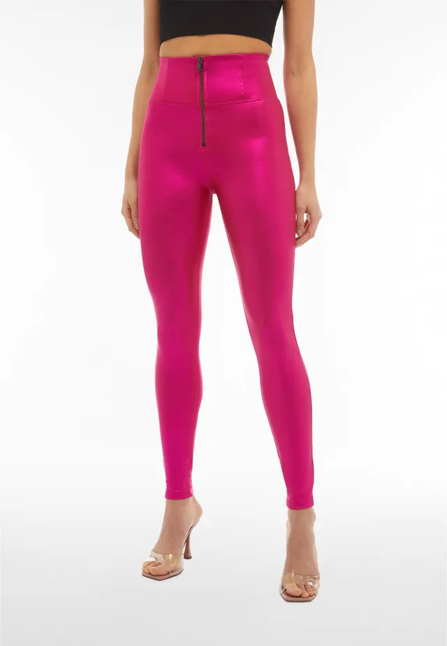 freddy-wr-up-pantaloni-push-up-donna-vita-altissima-superskinny-coated-lucido image 1