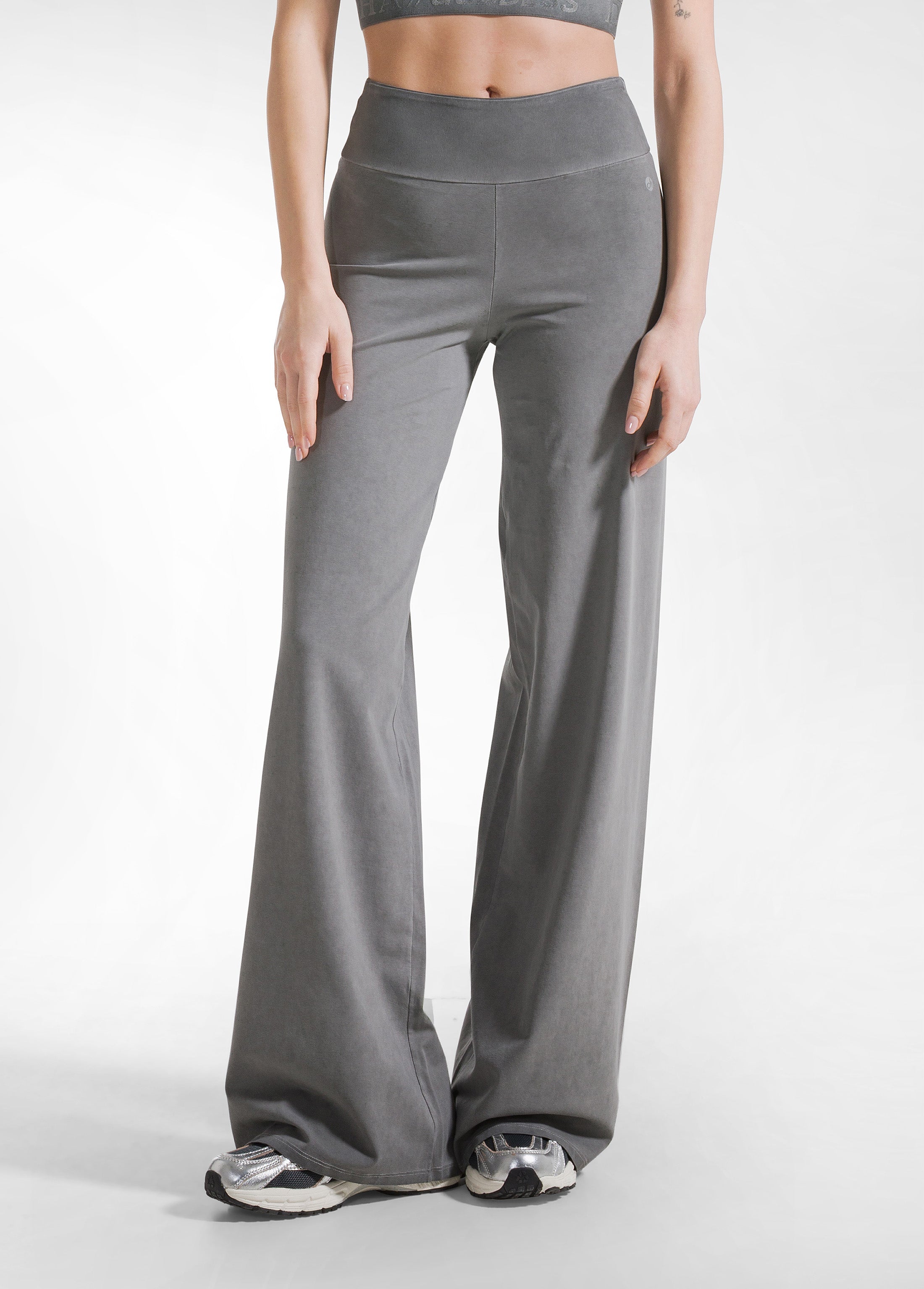 deha-pantaloni-ampi-jersey-effetto-sfumato-con-coulisse image 2