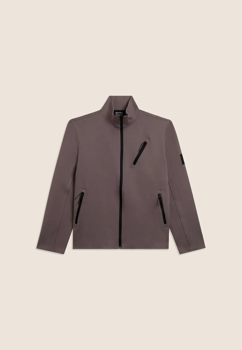 freddy-felpa-full-zip-uomo-con-taschino-obliquo-e-collo-alto image 1