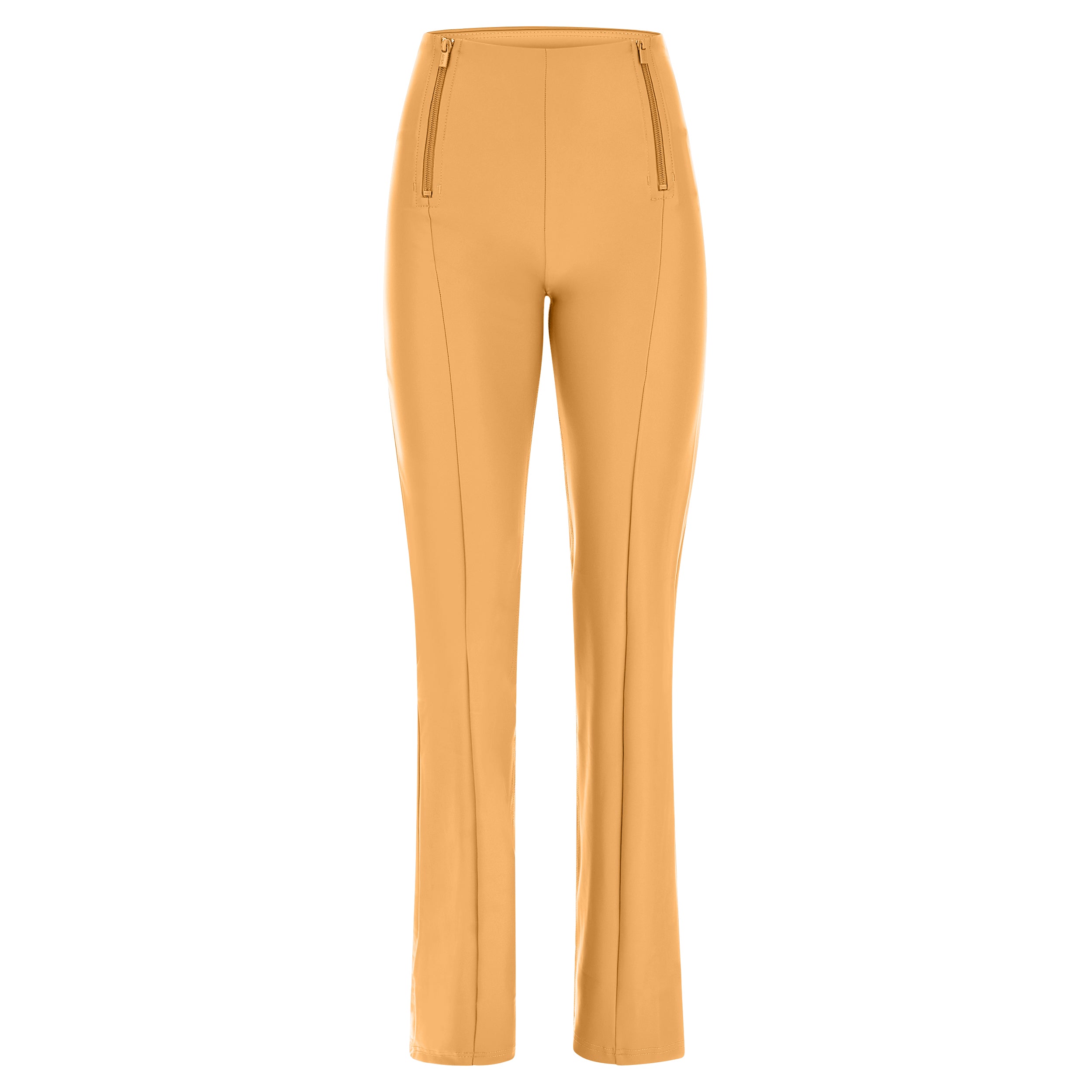 freddy-wr-up-pantaloni-wide-leg-vita-alta-doppia-zip-in-similpelle image 5