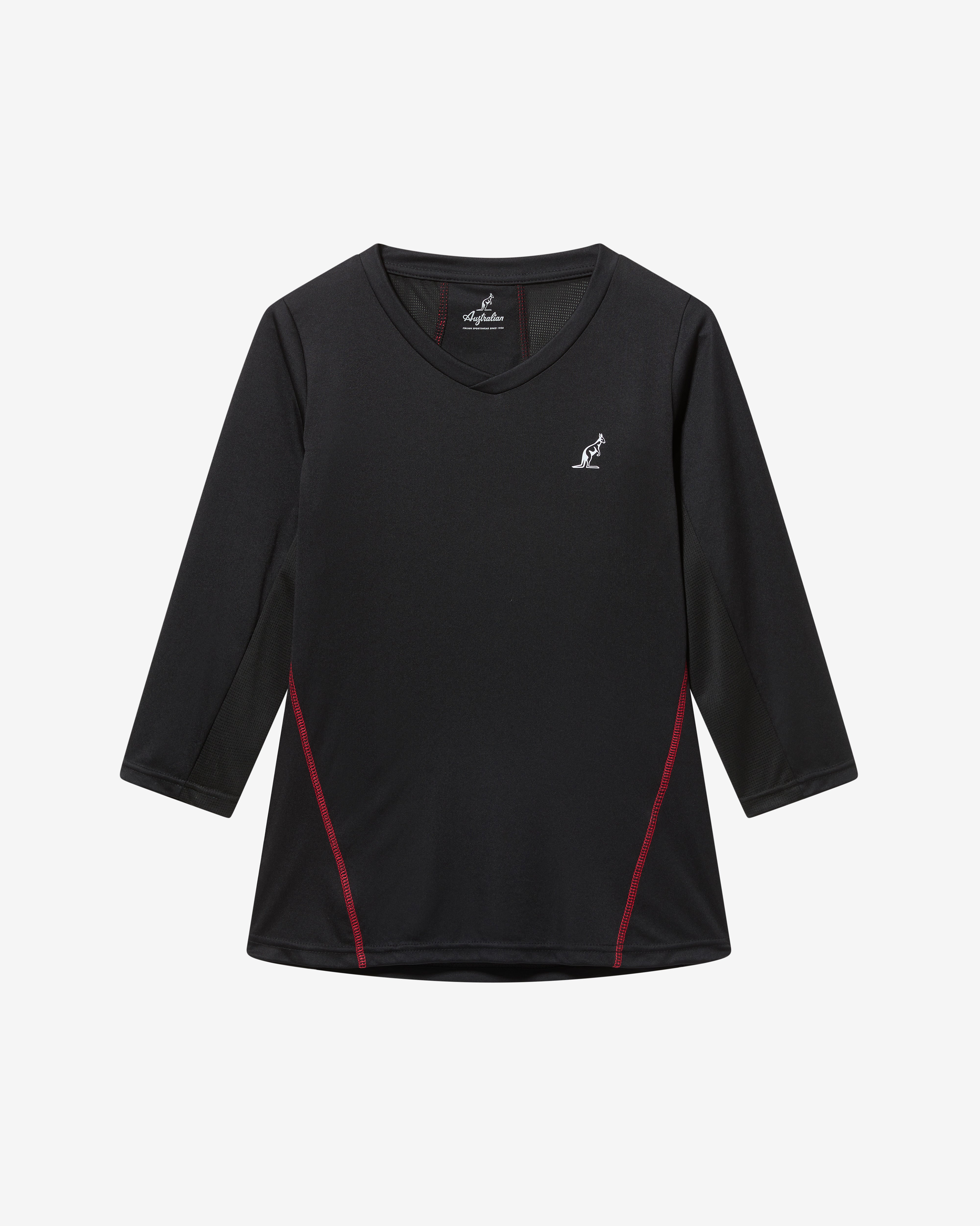 australian-court-3-4-t-shirt-nera-ace-traspirante image 5