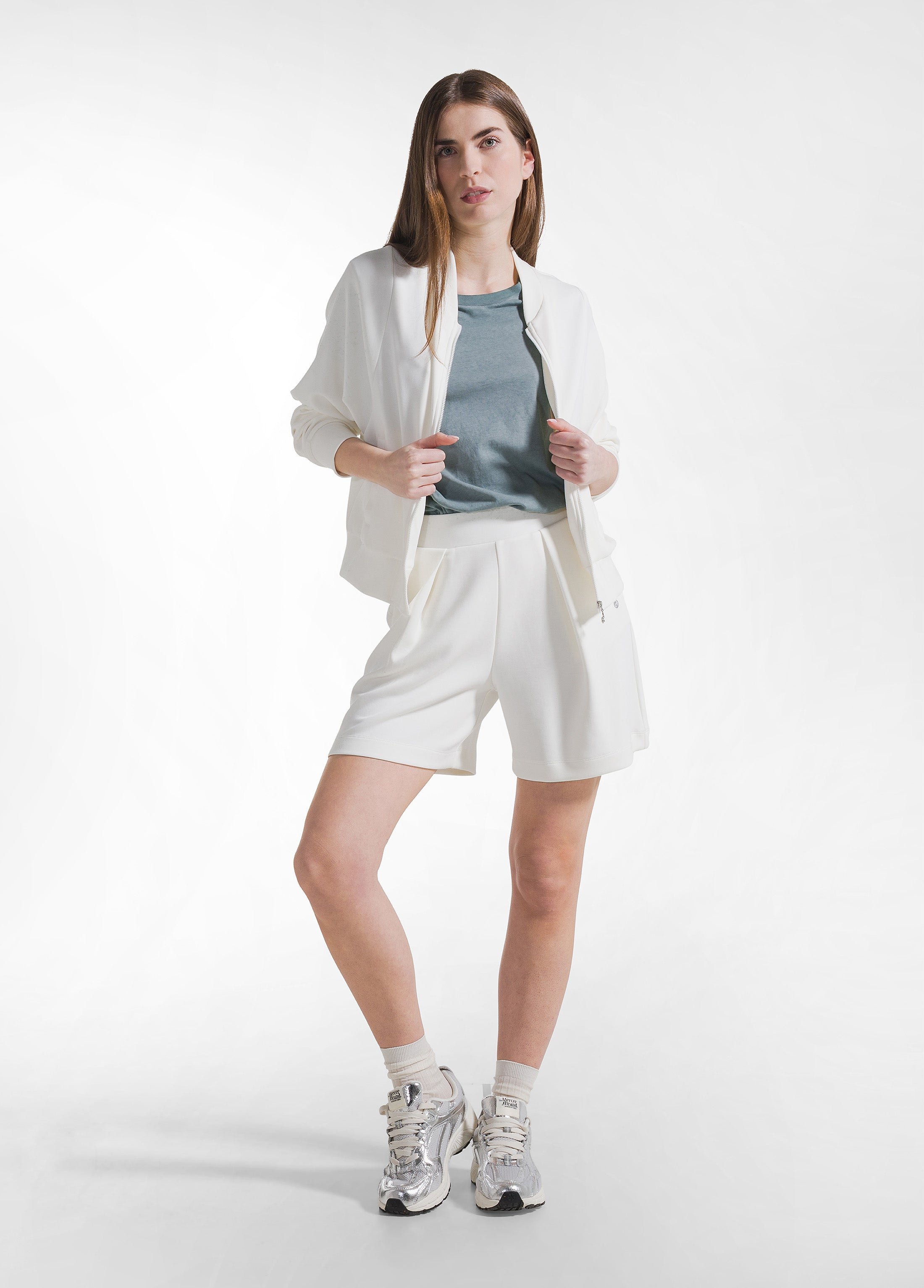 deha-t-shirt-effetto-sfumato-in-cotone-organico-verde image 4