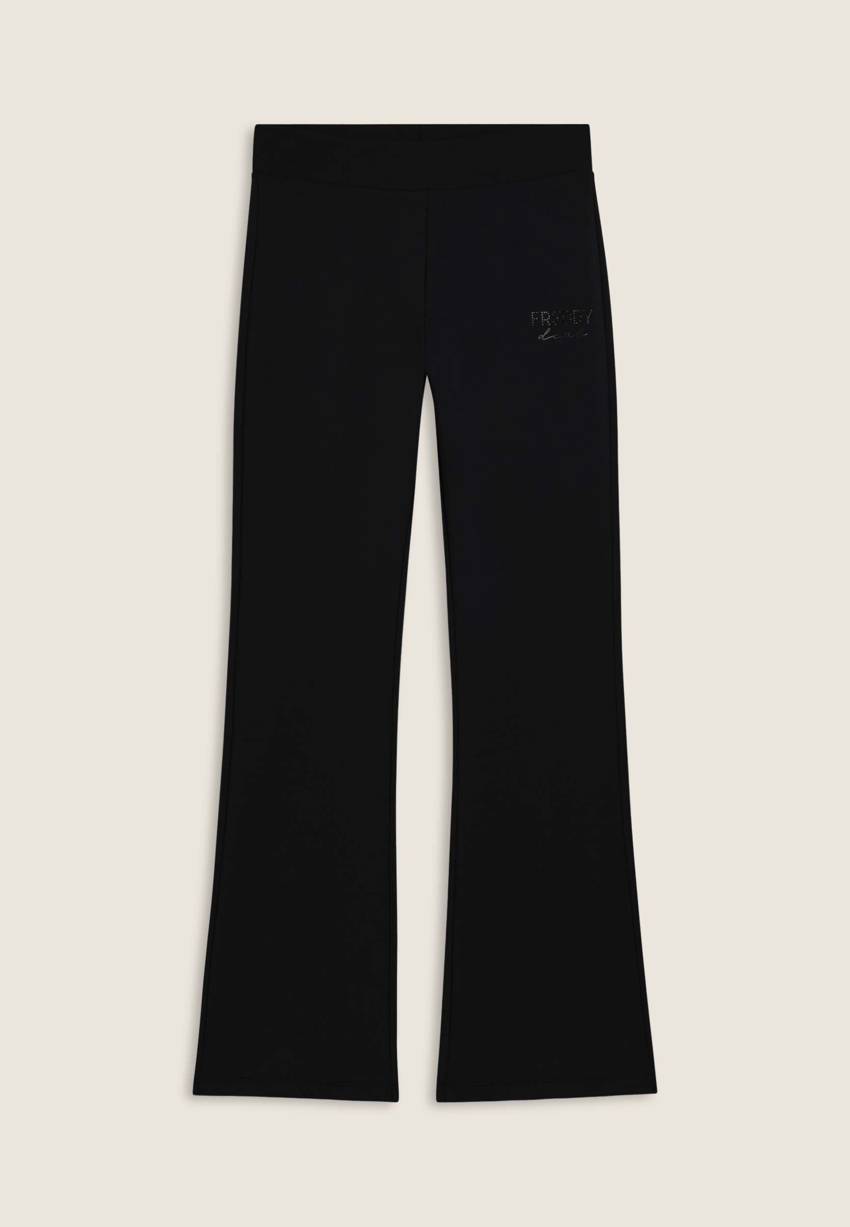 freddy-pantaloni-flare-in-felpa-elasticizzata-fondo-a-zampa image 4