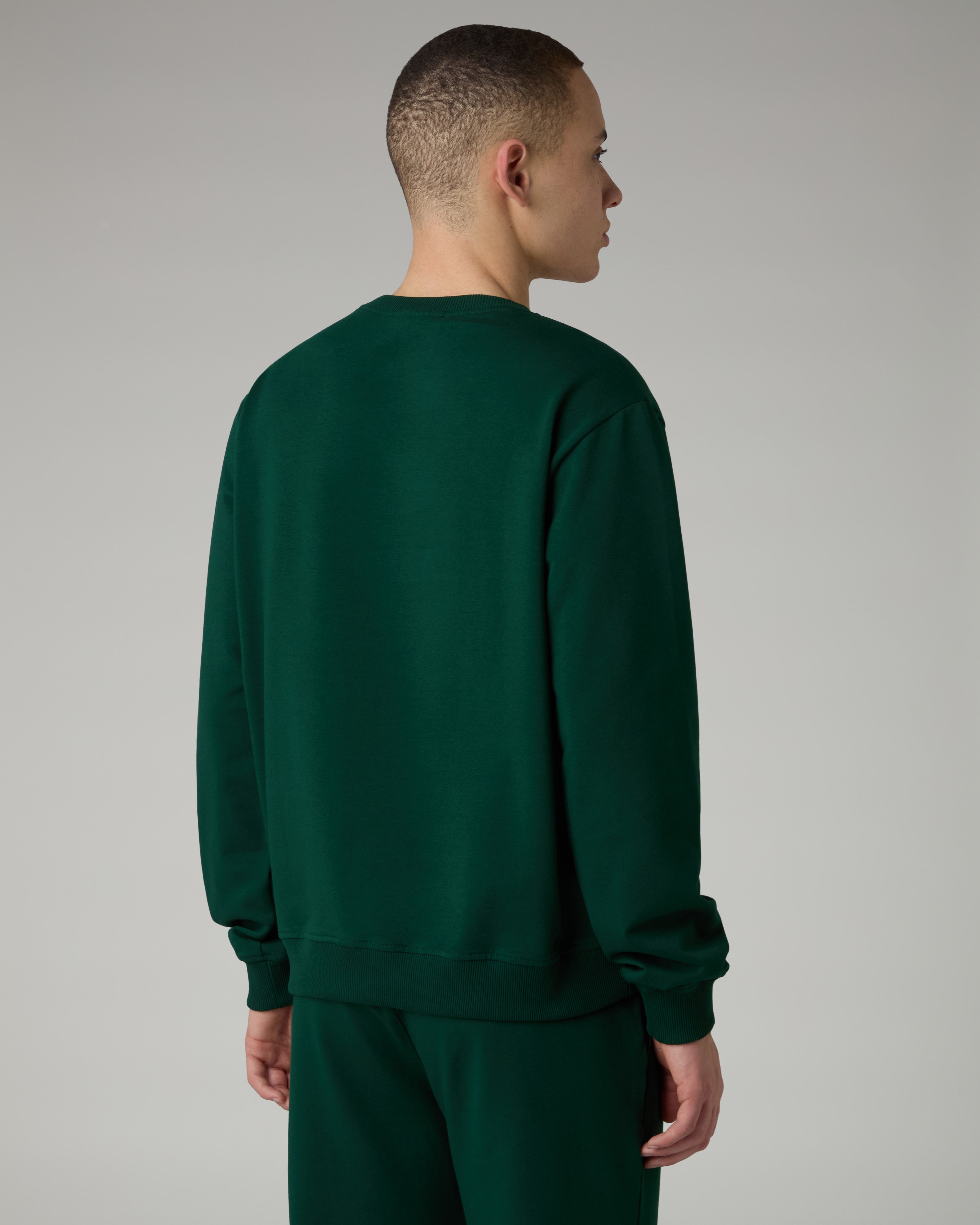 australian-statement-logo-crewneck-felpa-girocollo-con-ricamo-sportswear image 3