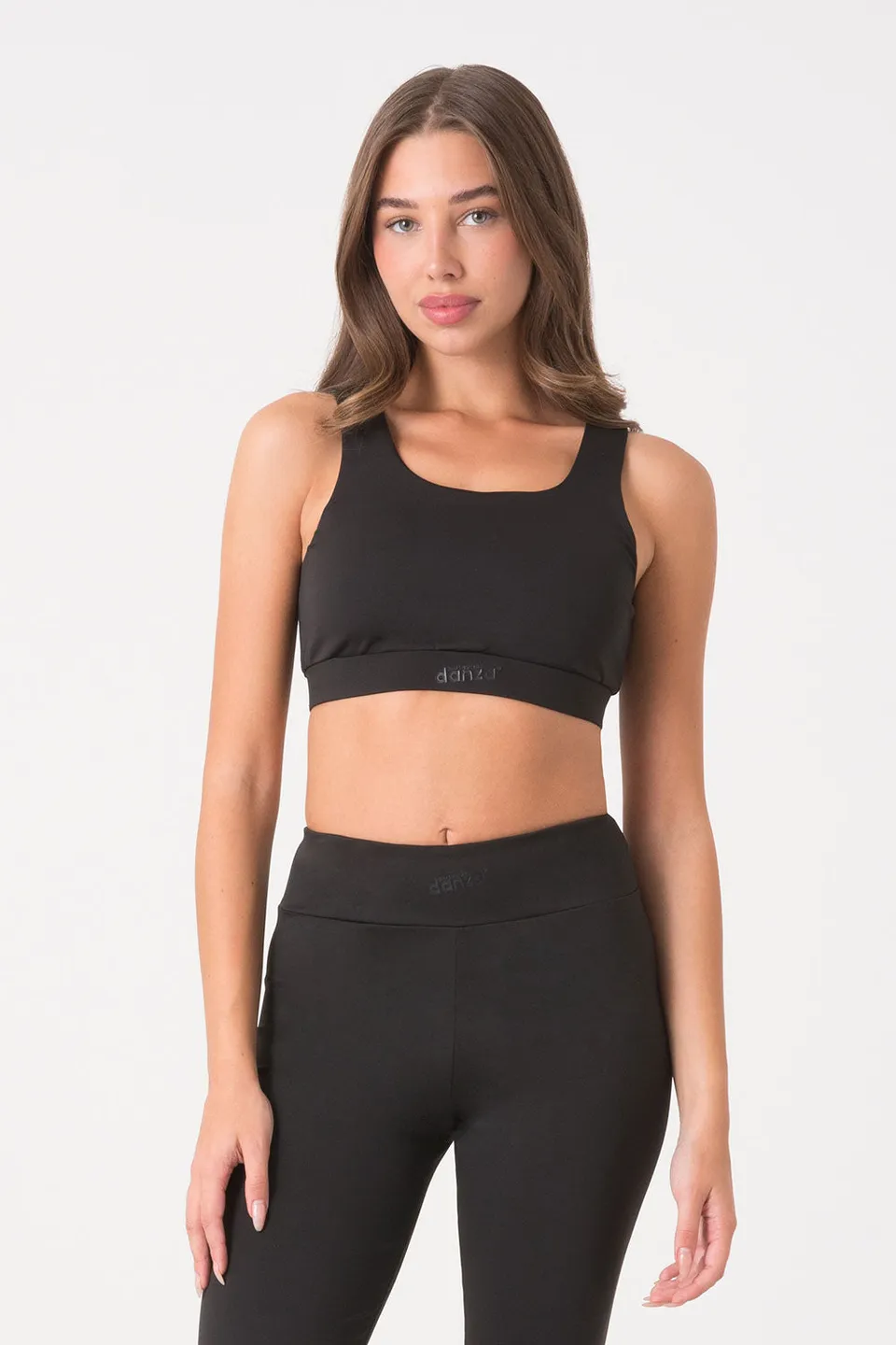 dimensione-danza-bra-stretch-effetto-metal-donna image 1