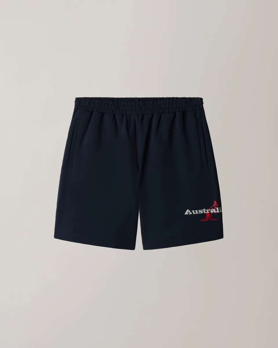 australian-rodeo-short-pantaloncino-in-felpa-blu-navy image 1