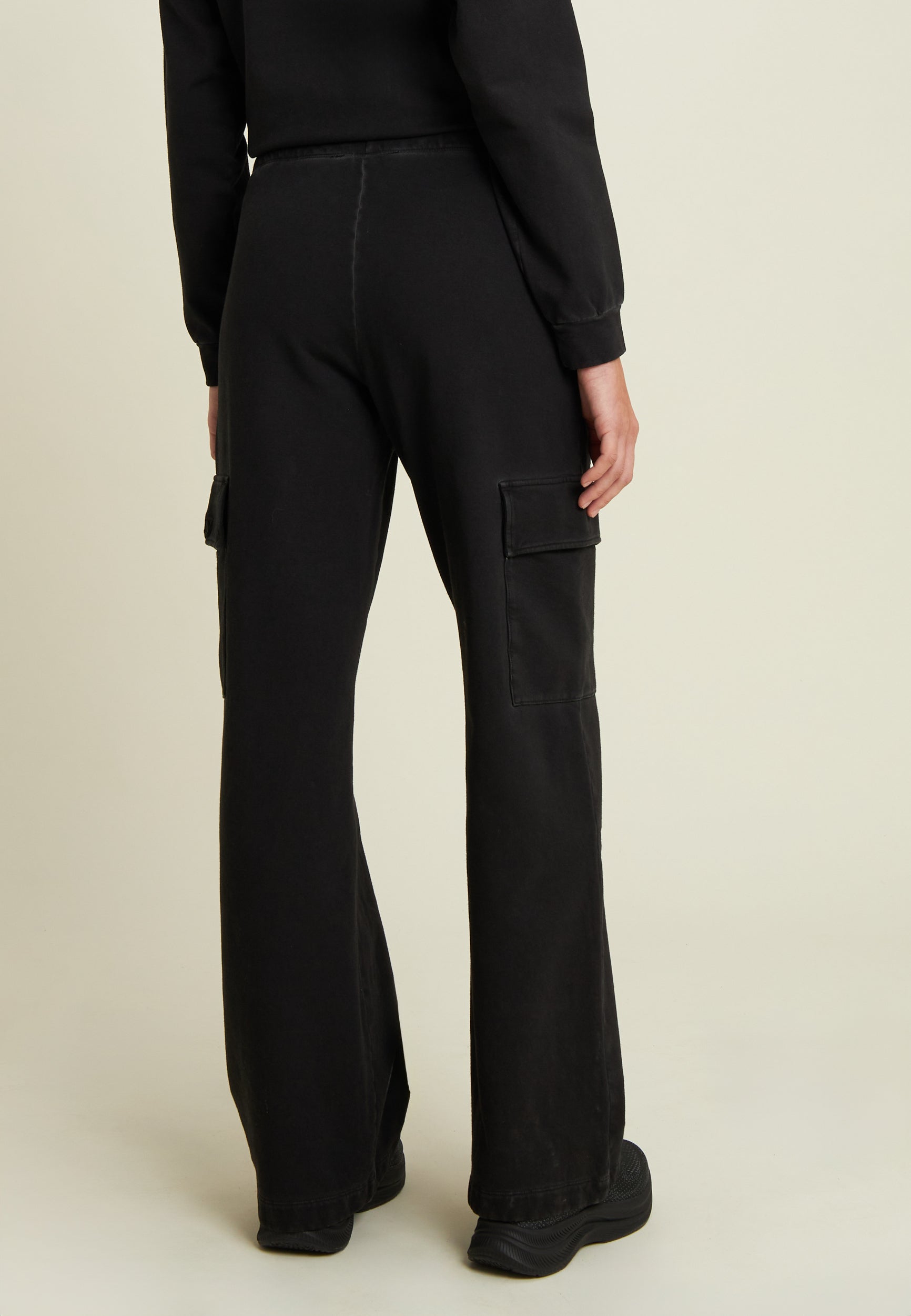 freddy-pantaloni-cargo-wide-leg-tinta-a-freddo image 3