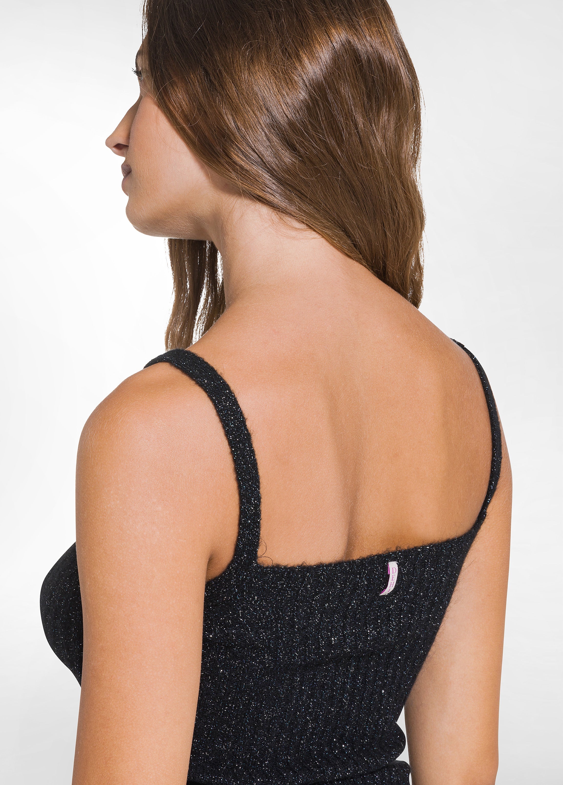 deha-d52730-top-in-maglia-lurex-nero image 3