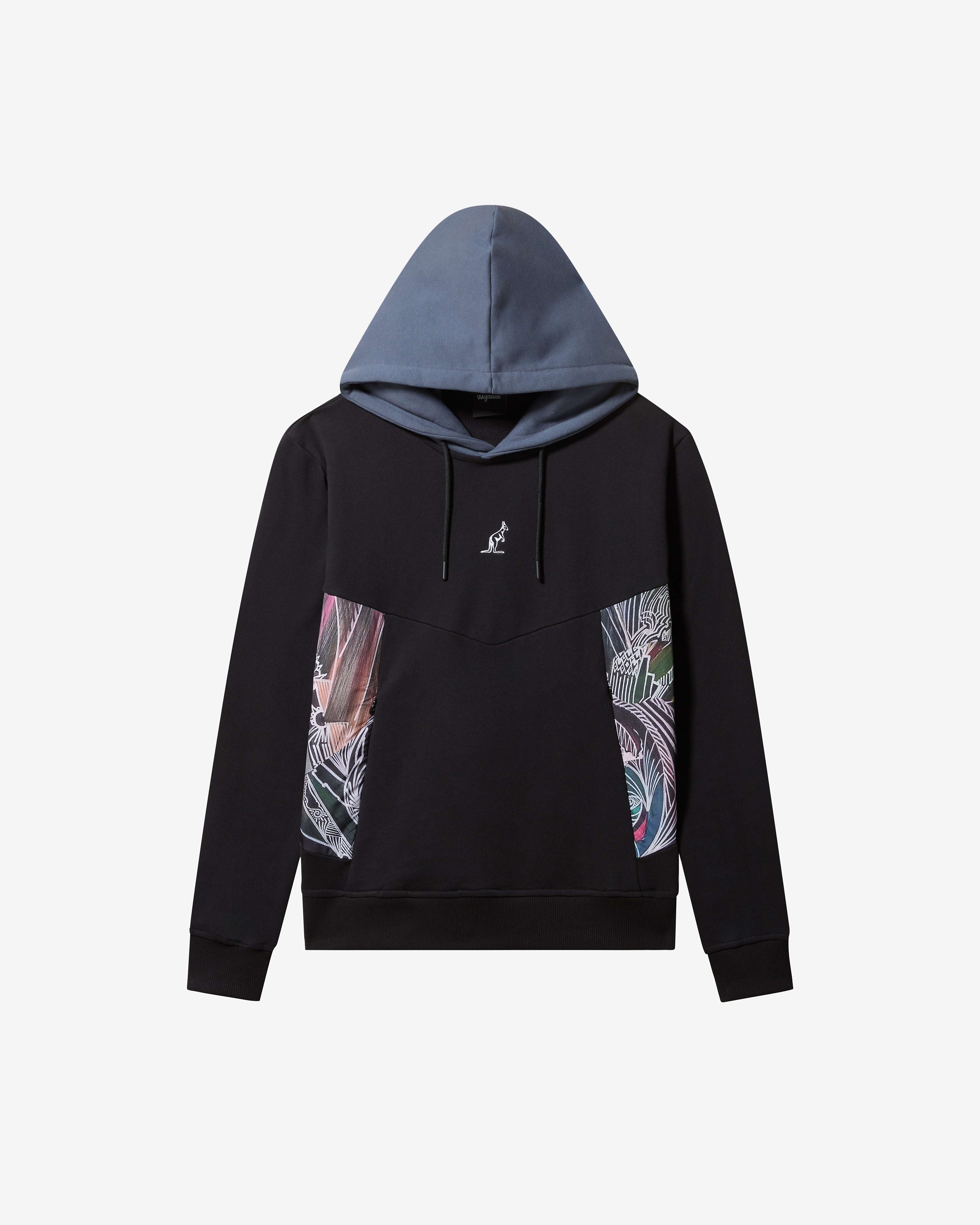 australian-cool-hoodie-in-cotone-con-cappuccio-a-contrasto image 6