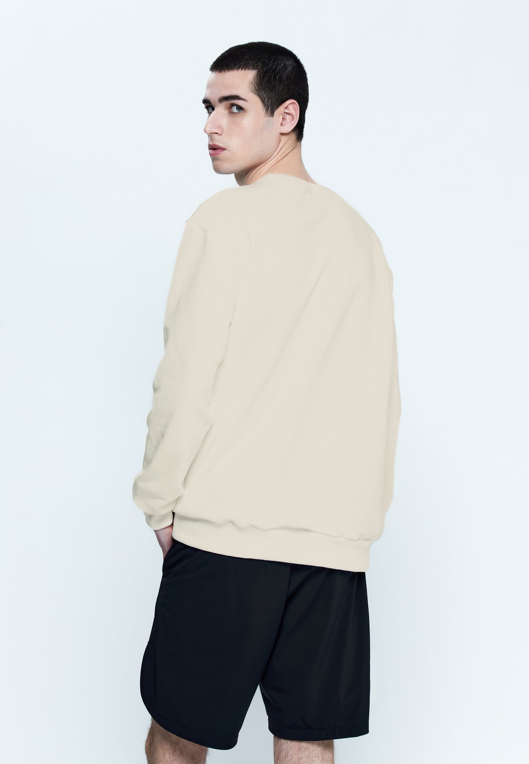 freddy-felpa-unisex-girocollo-off-white-in-cotone-con-ricamo-elite image 6