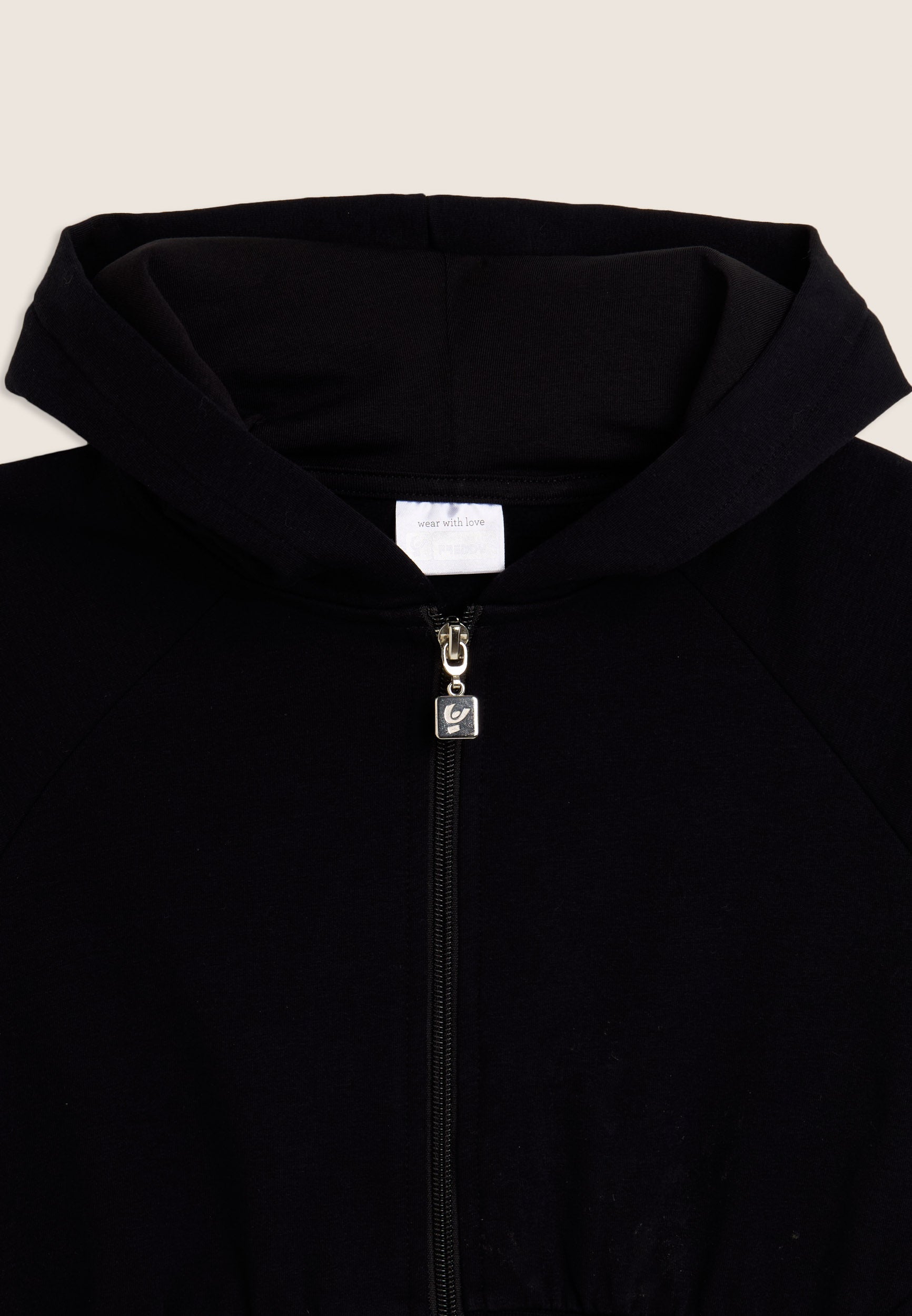 freddy-felpa-junior-full-zip-cropped-color-block-con-cappuccio image 3