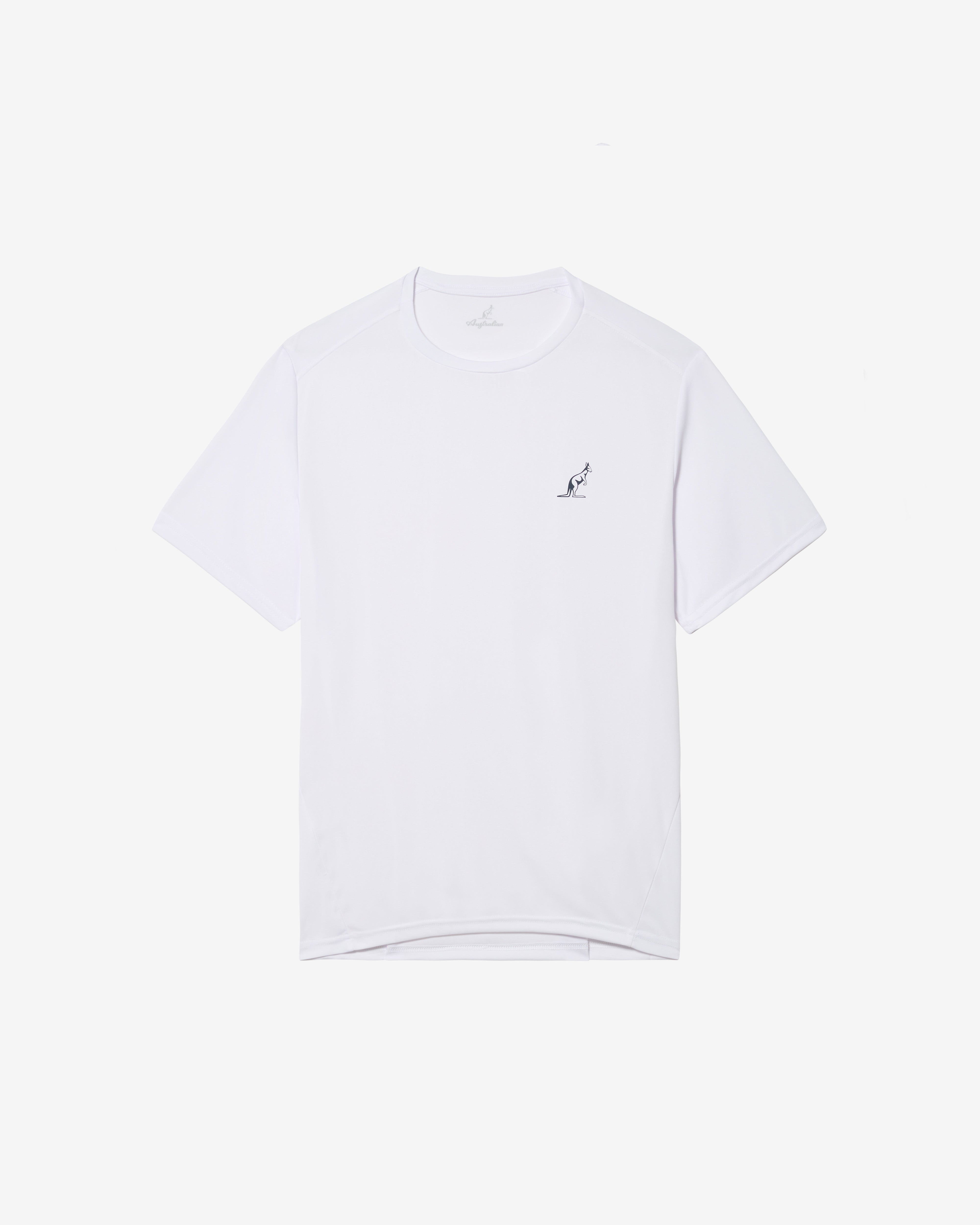 australian-energy-t-shirt-tennis-bianca-ace-traspirante-bianco-con-dettagli image 1